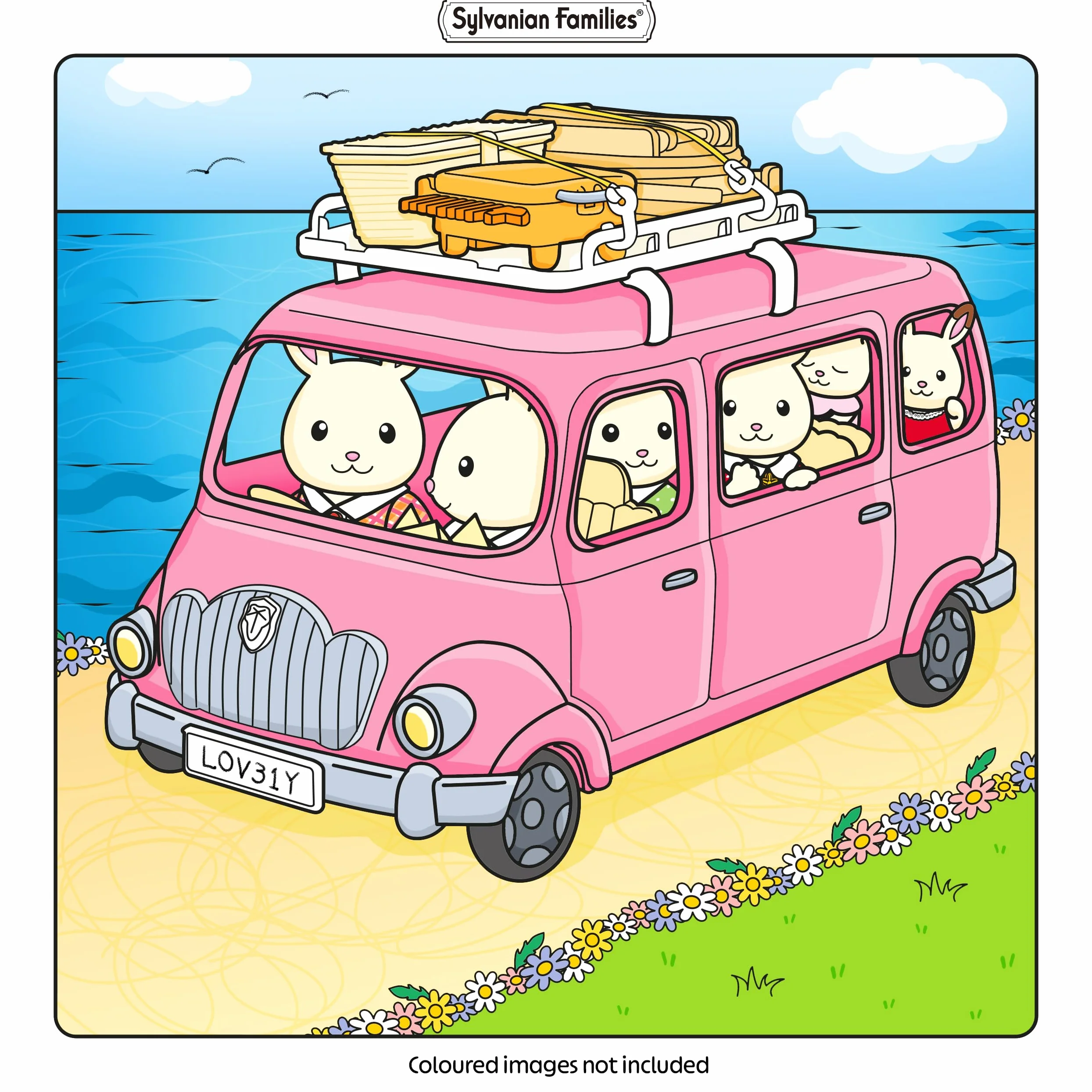 Sylvanian Families Cosy Adventures Colouring Book