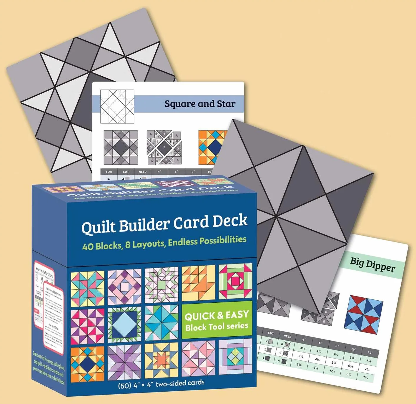 Quilt Builder Card Deck: 40 Block, 8 Layouts, Endless Possibilities: 1