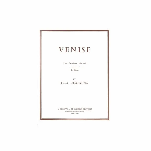 Venise --- saxophone et piano