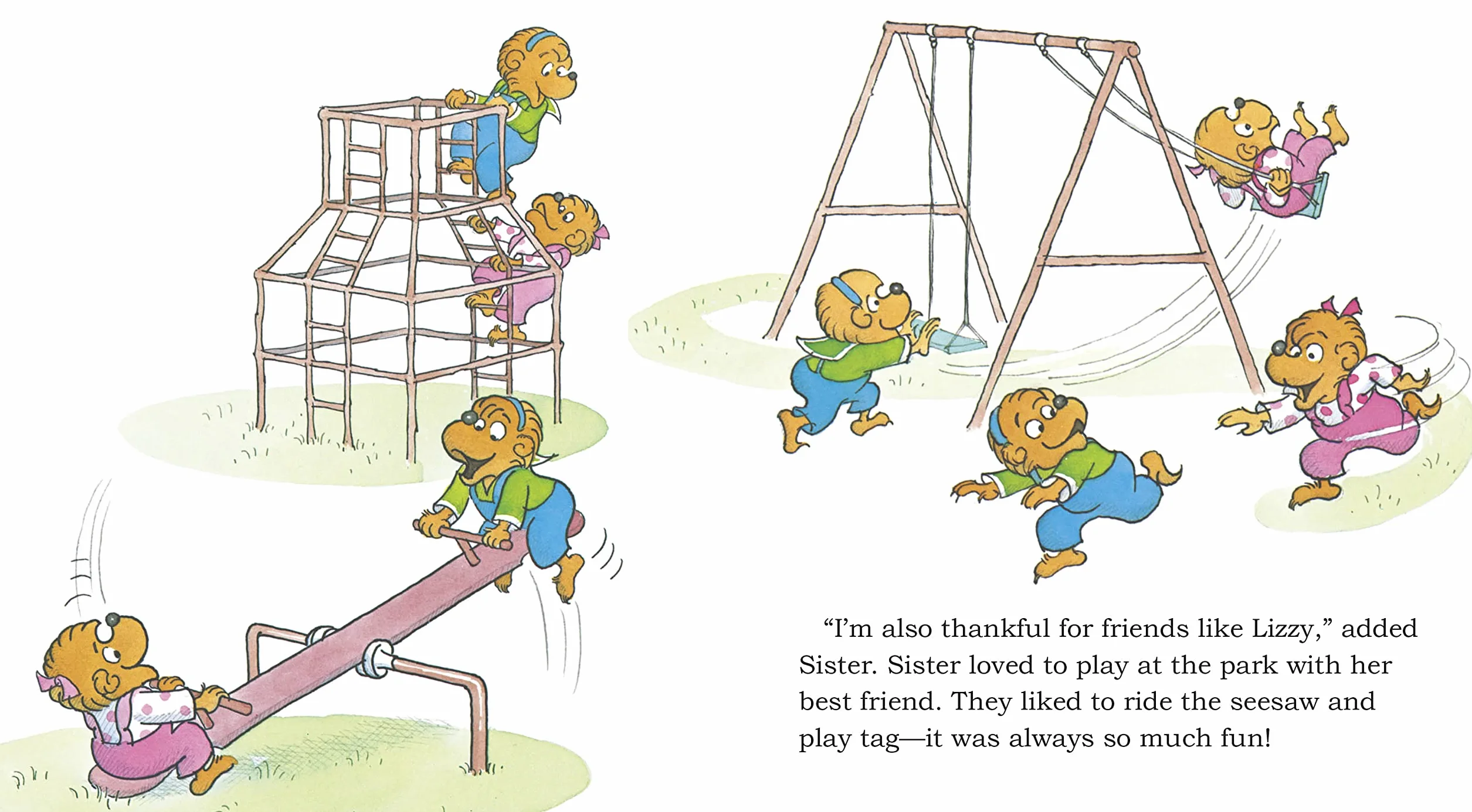 Berenstain Bears Thankful for Family