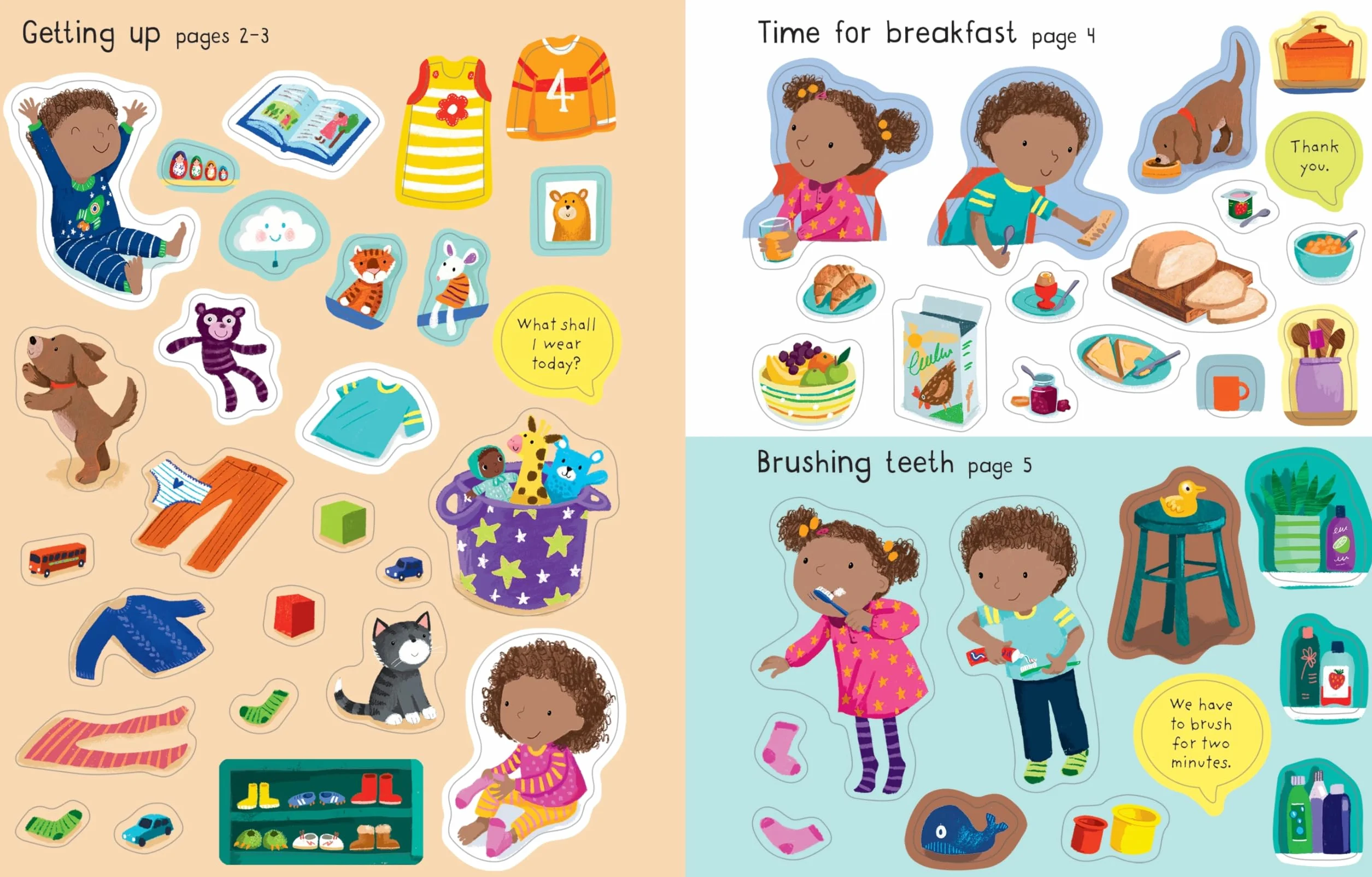 First Sticker Book My Day First Sticker Books