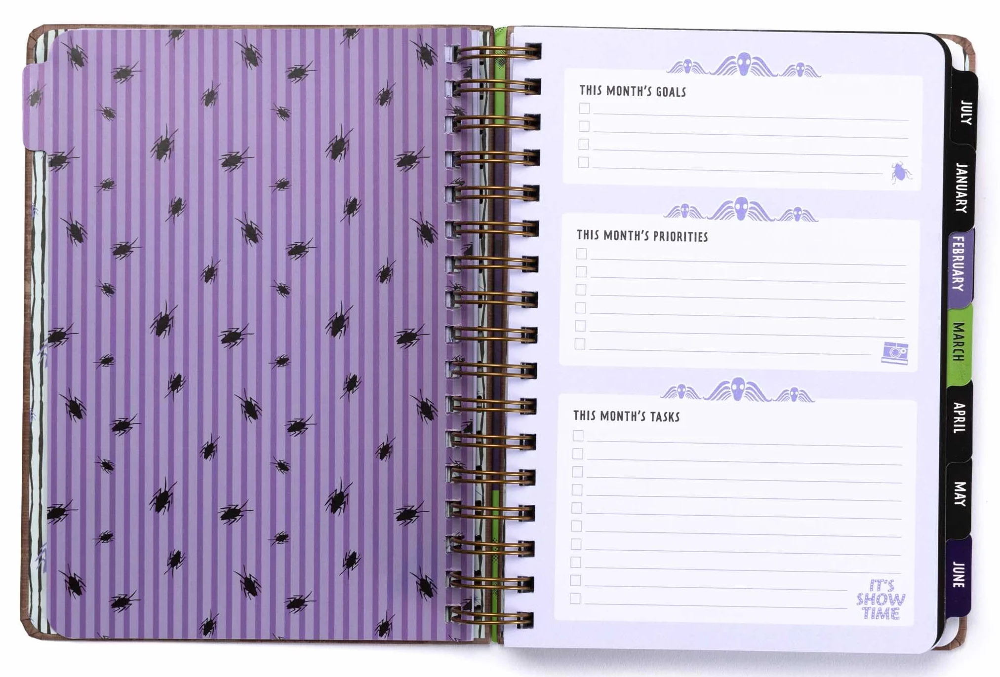Beetlejuice 13-Month Weekly Planner 2025