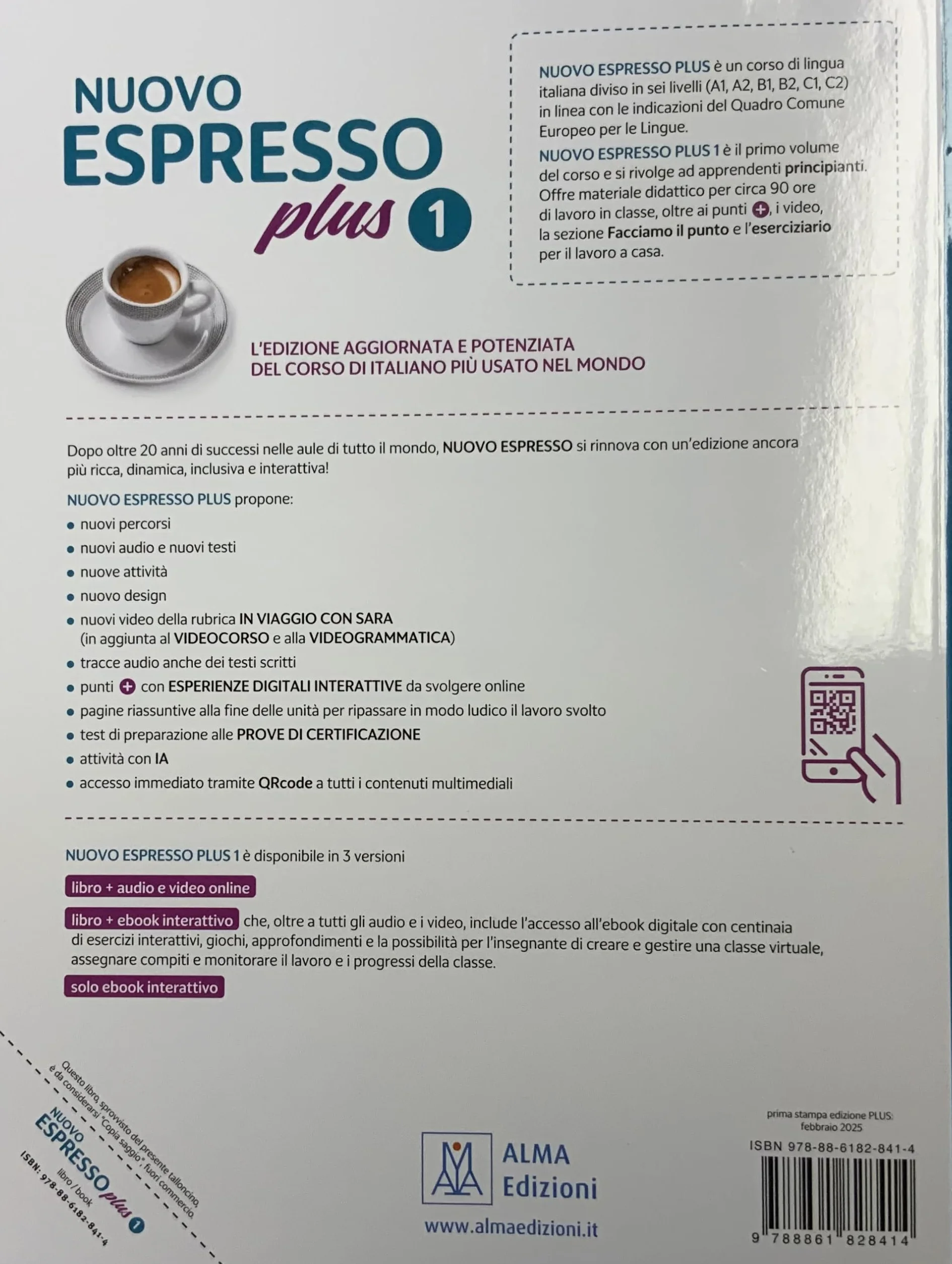 Nuovo Espresso Plus 1 podręcznik + ćwiczenia: Vol. 1
