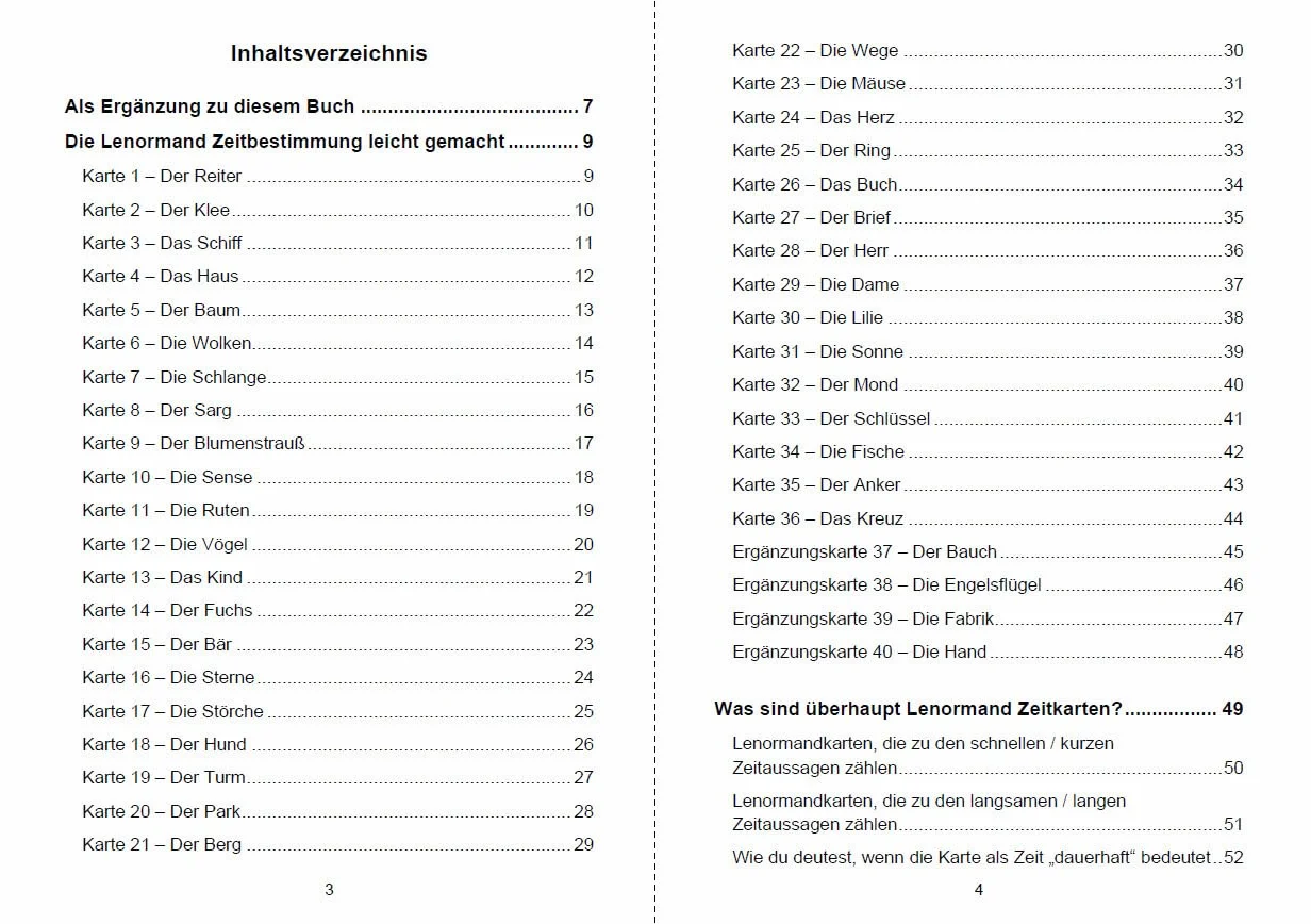 Lenormand Zeitkarten: 5 Deutungsregeln zur Zeitbestimmung beim Kartenlegen