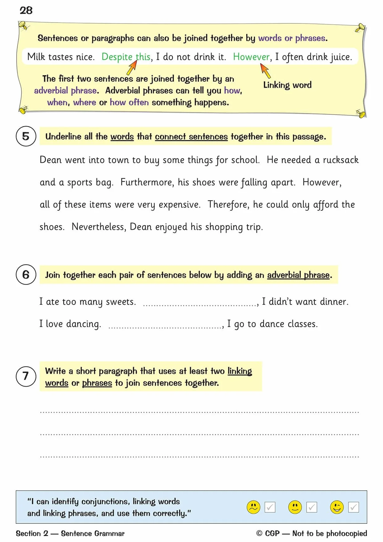 KS2 English Grammar Punctuation and Spelling Workbook Ages 7-11
