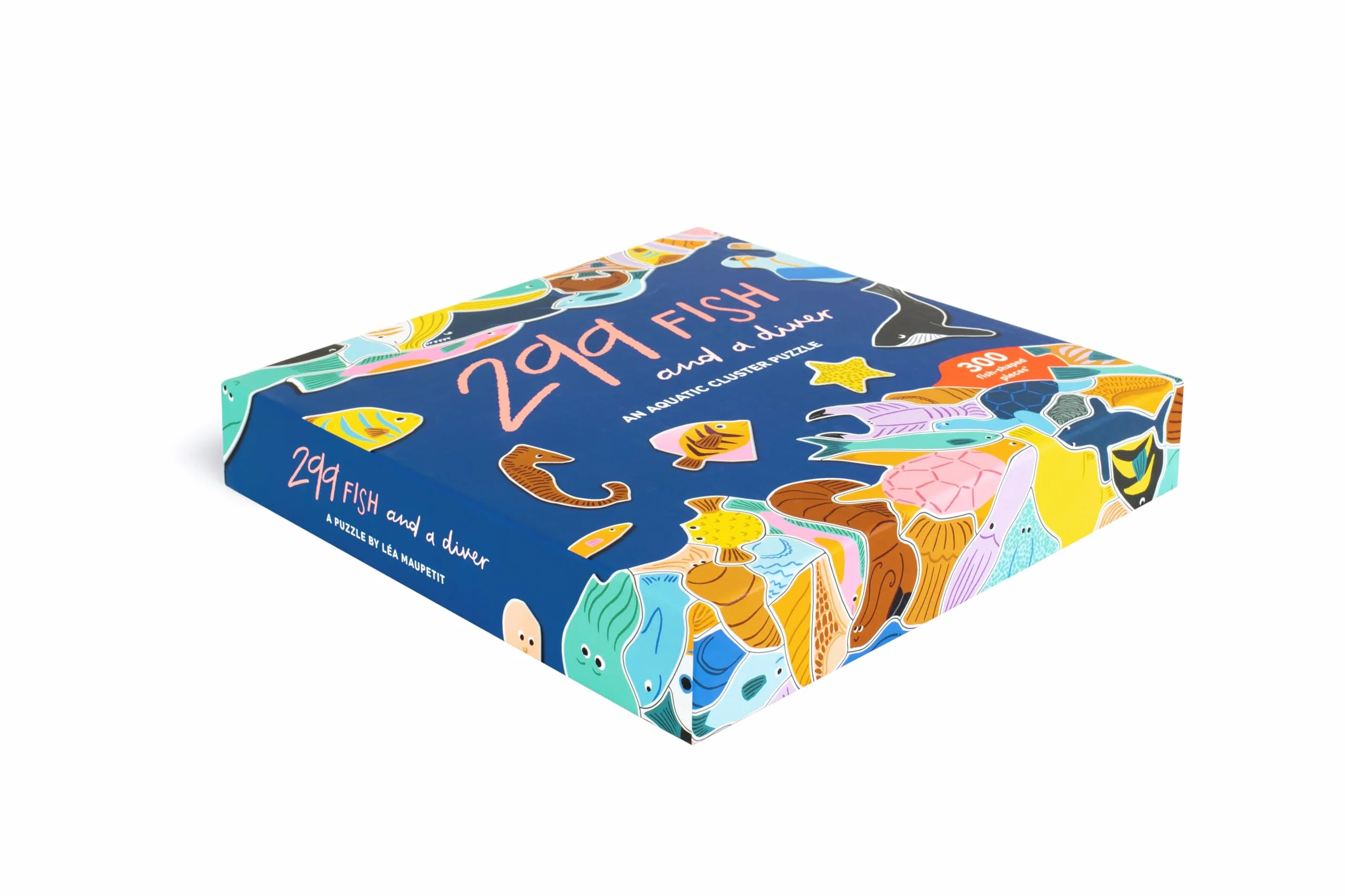 299 Fish (and a diver) An Aquatic Cluster Puzzle /anglais