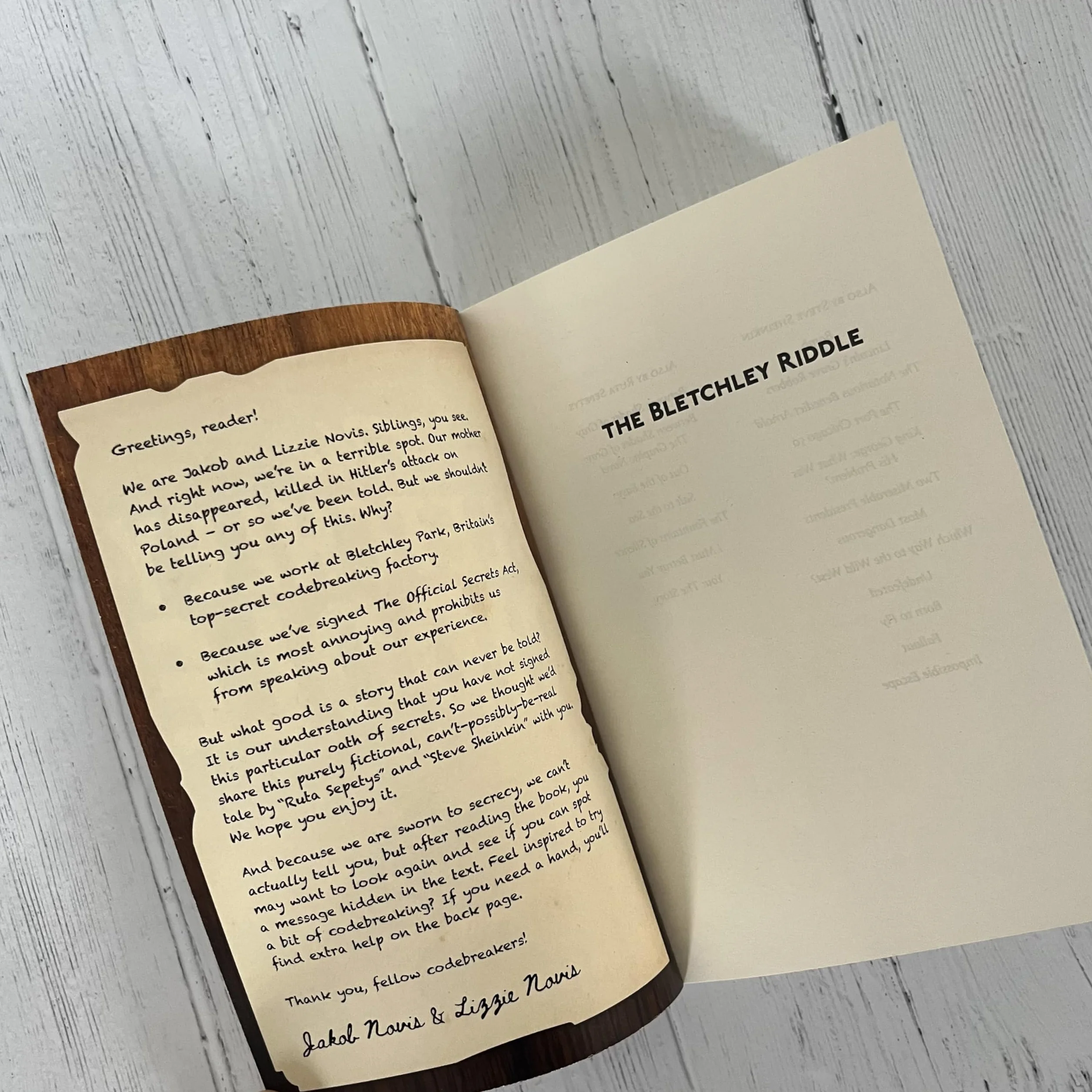 The Bletchley Riddle