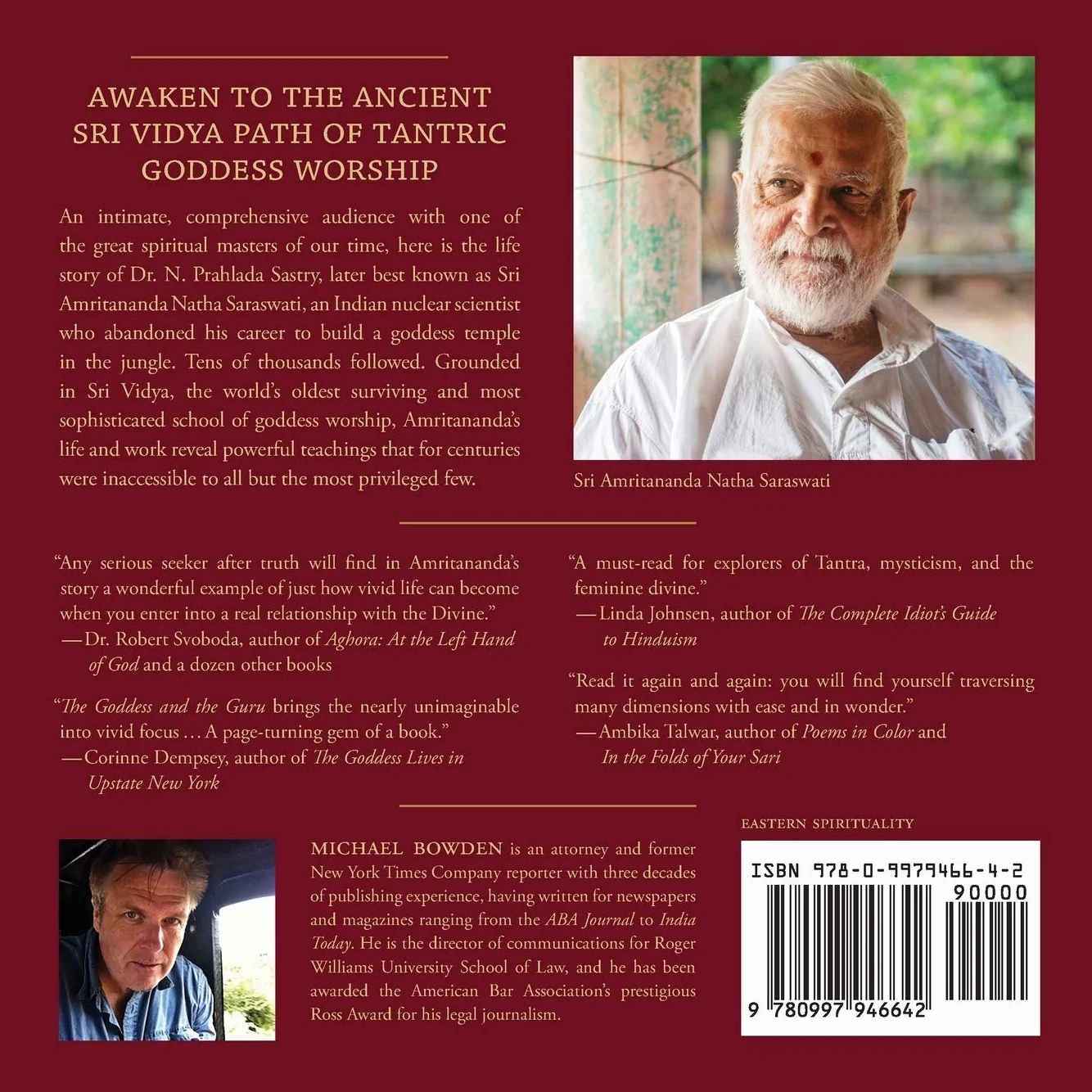 The Goddess and the Guru: A Spiritual Biography of Sri Amritananda Natha Saraswati: A Spiritual Biography of Sri Amritananda Natha Saraswati (black-and-white edition)