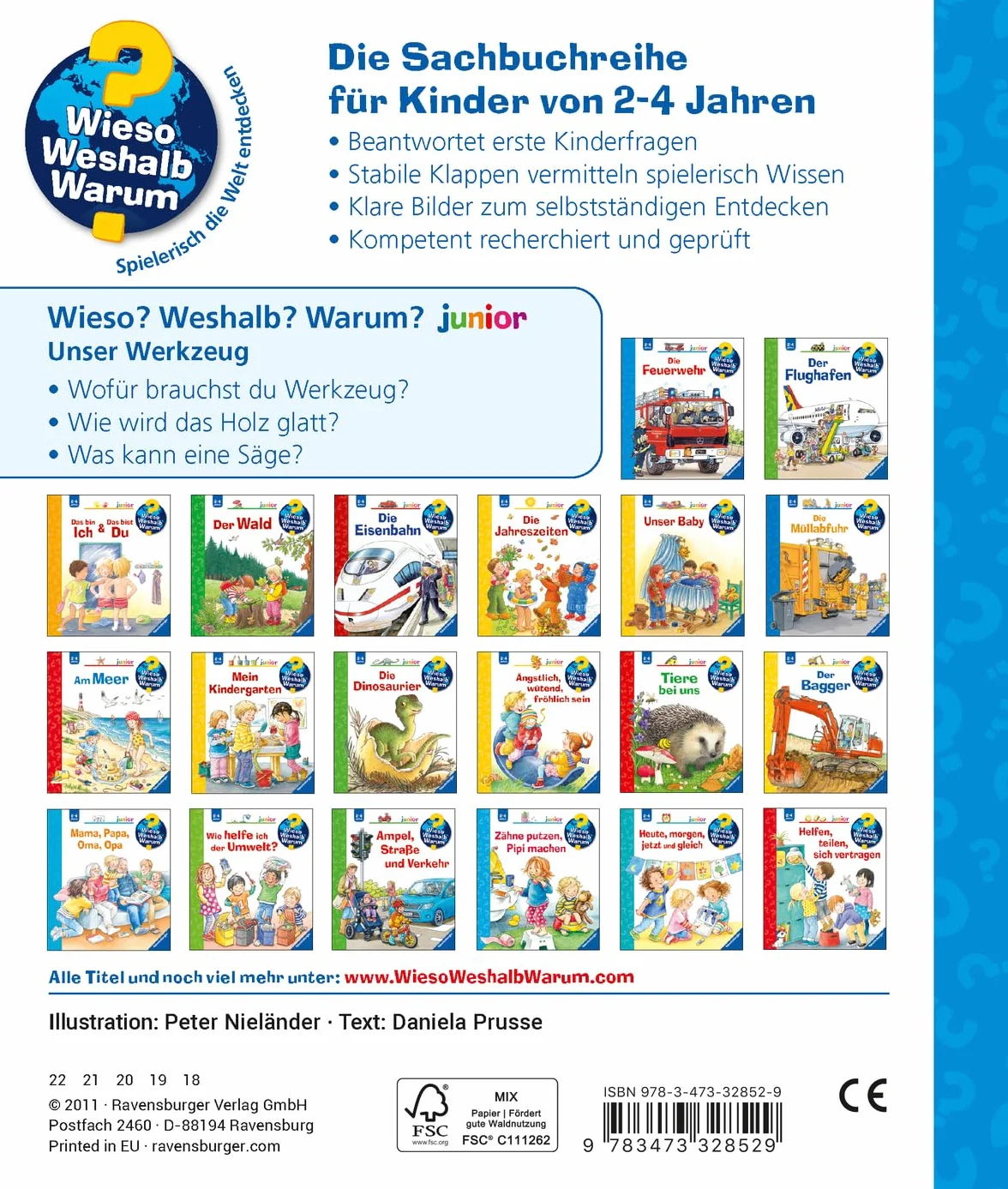 Wieso? Weshalb? Warum? junior, Band 40: Unser Werkzeug