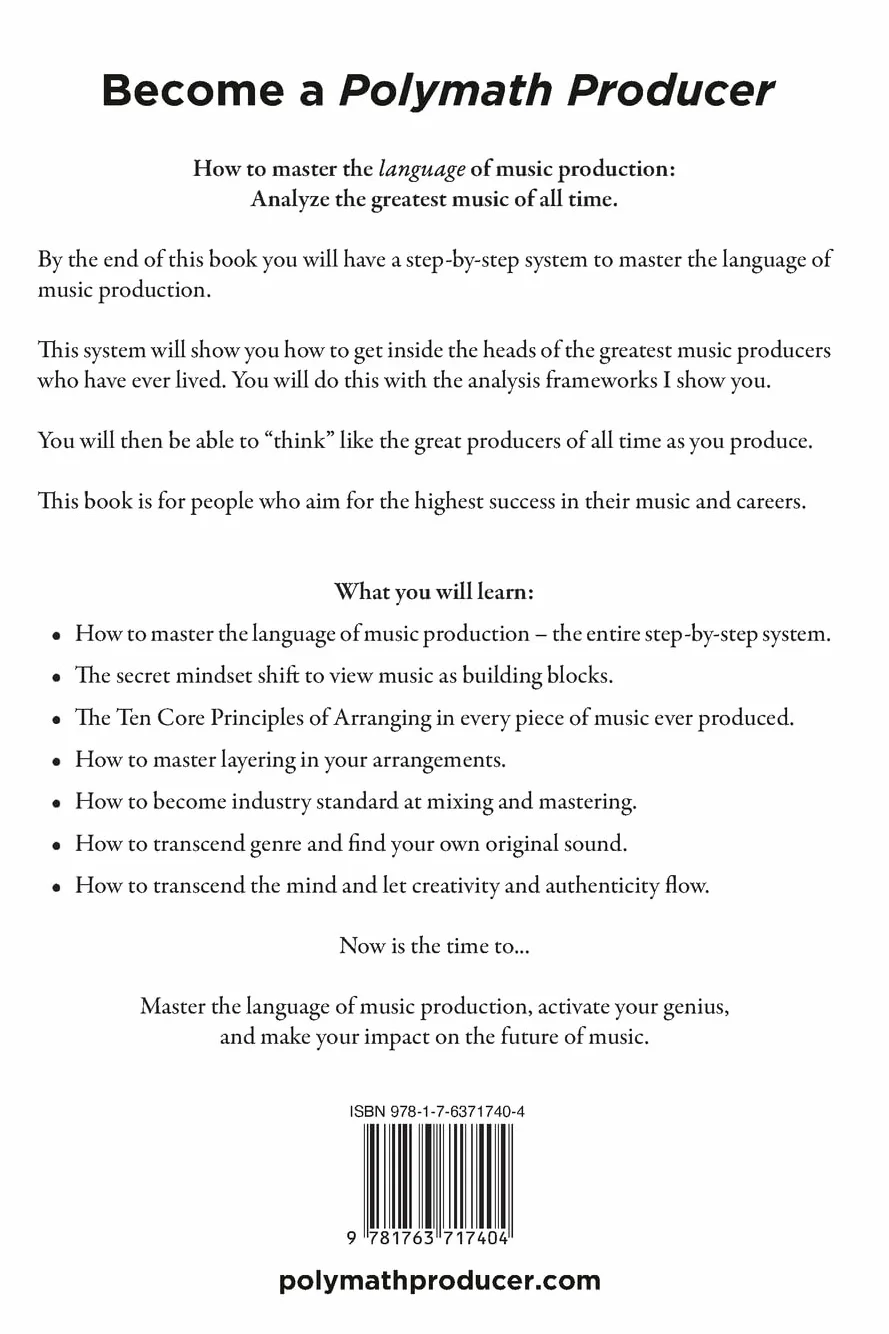 Polymath Producer: How to Master the Language of Music Production