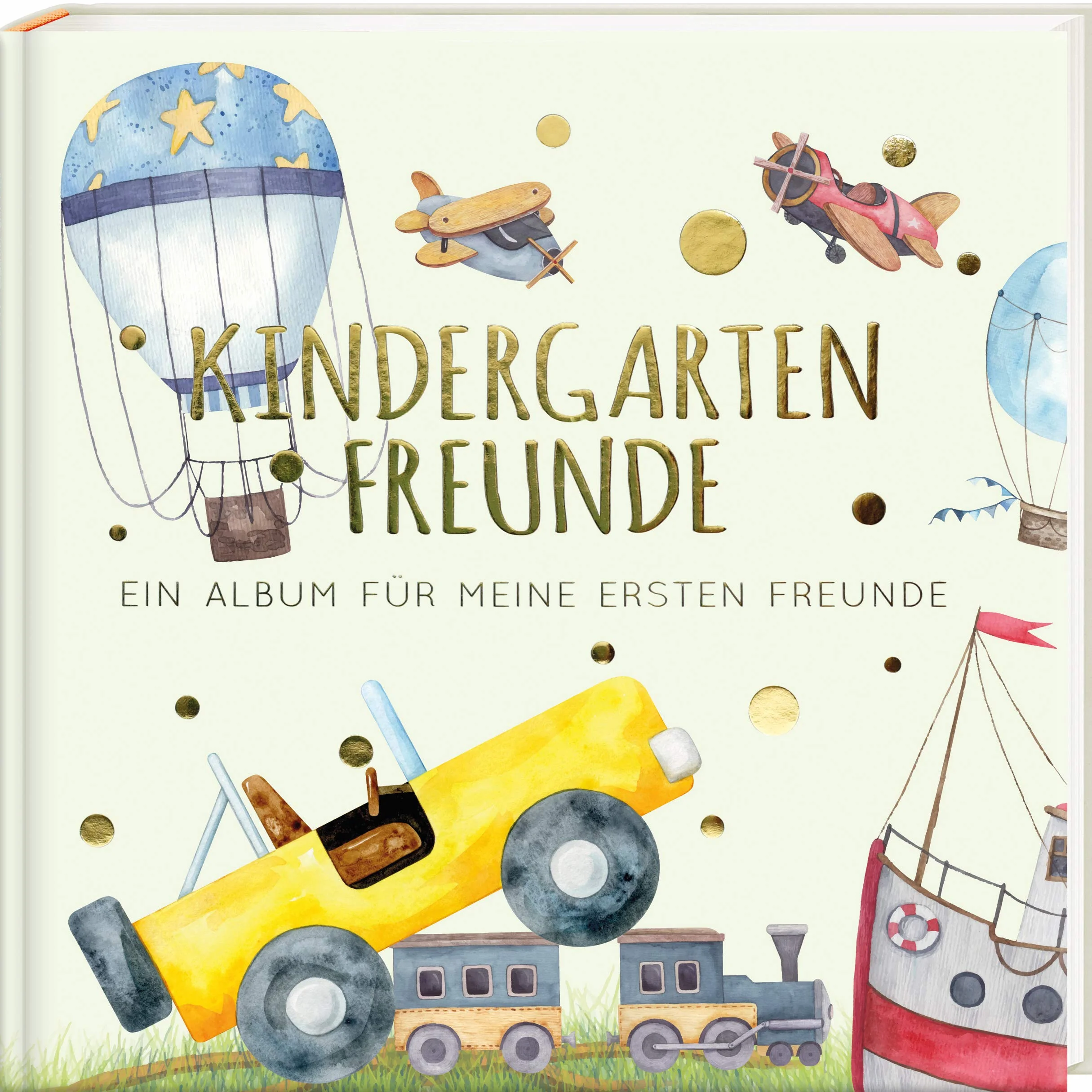 Kindergartenfreunde FAHRZEUGE Album für meine ersten Freunde Freundebuch Kindergarten 3 Jahre