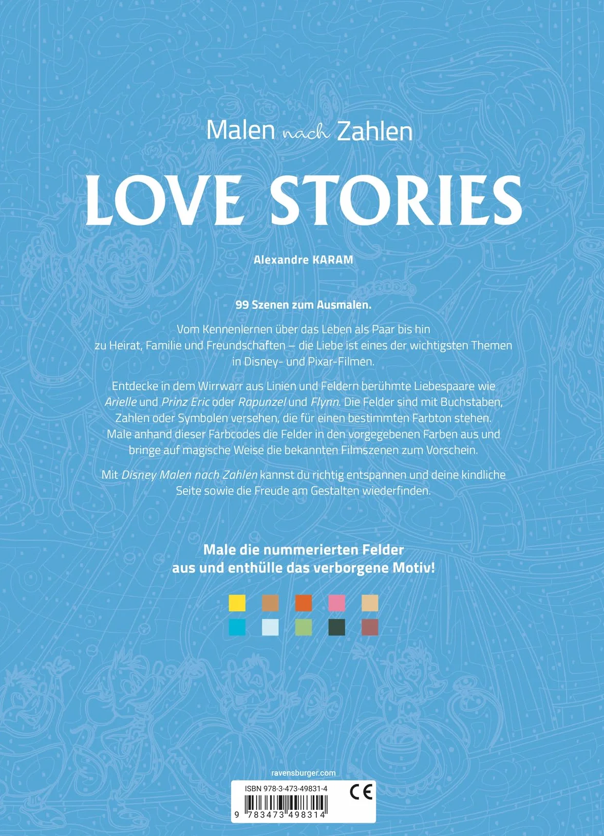 Disney - Malen nach Zahlen: Love Stories