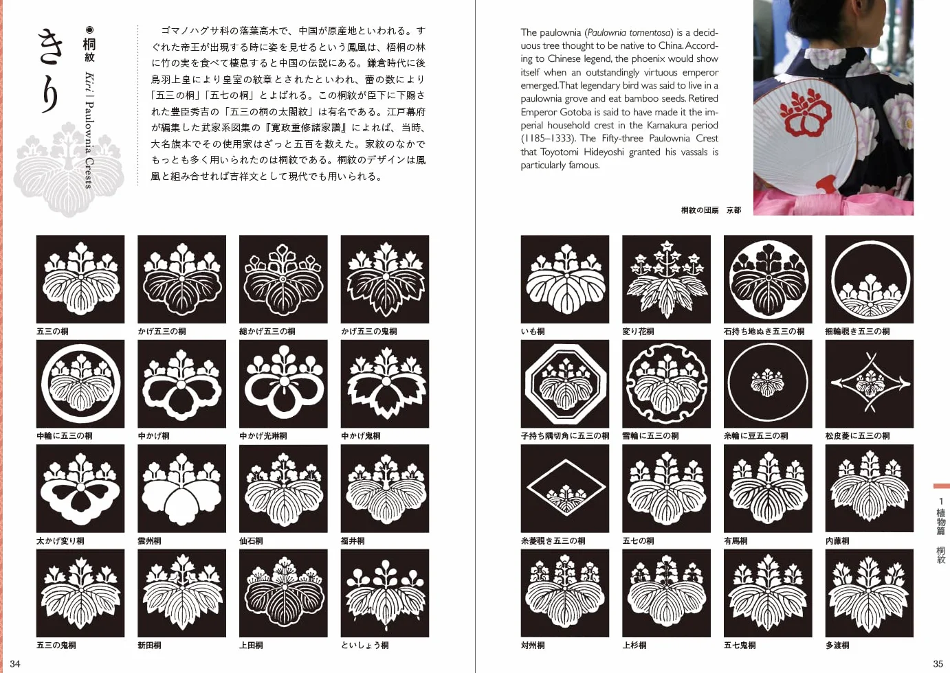 Japanese Family Crests and Designs /anglais/japonais