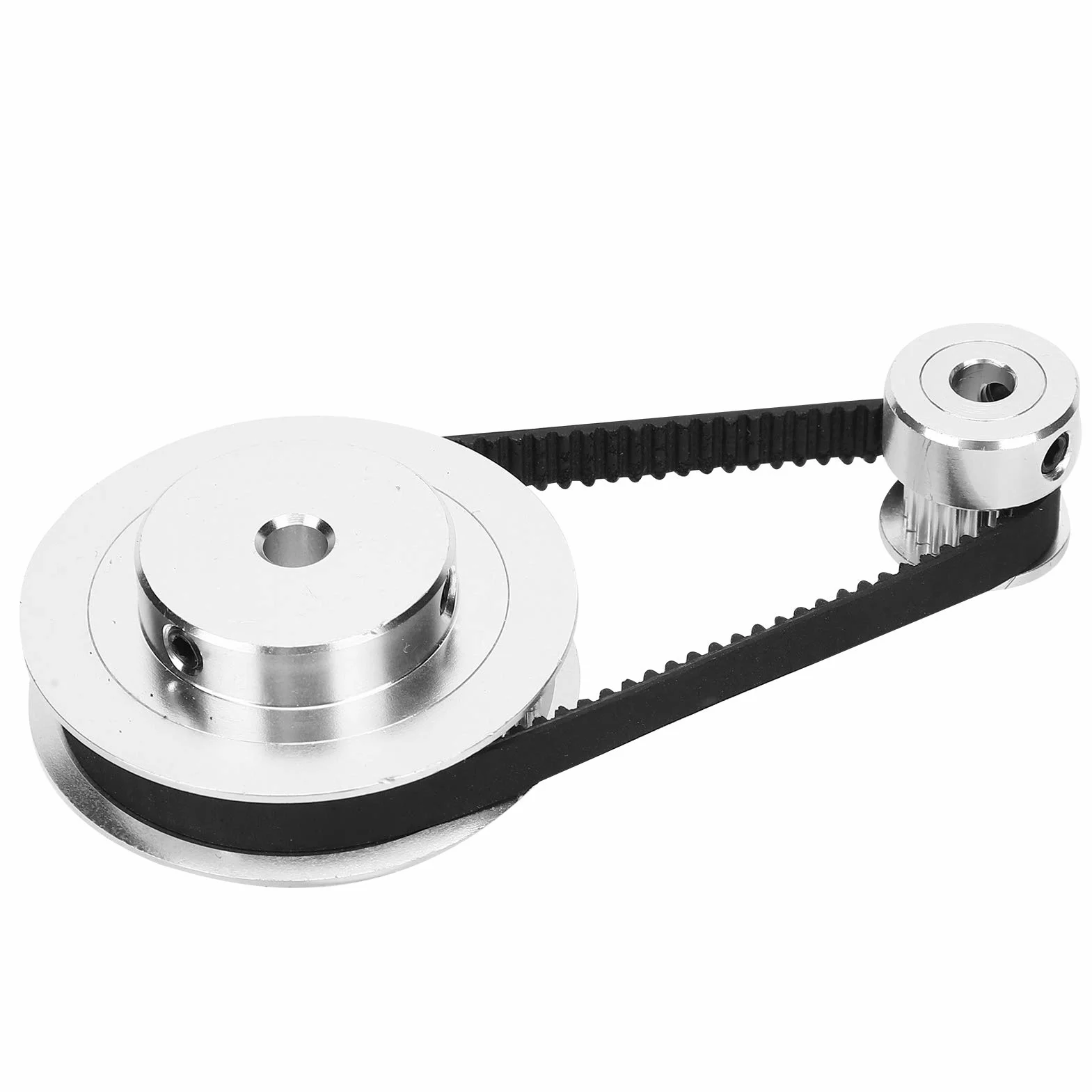 Zestaw pasek synchronizacyjny gumowy 6mm 200mm dla 3D drukarek z aluminiowym kołem zębatym 20-60 zębów i kluczem sześciokątnym