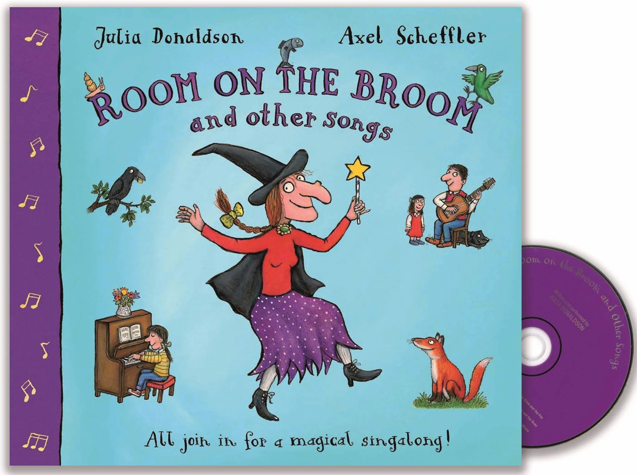 Room on the Broom and Other Songs Book & CD
