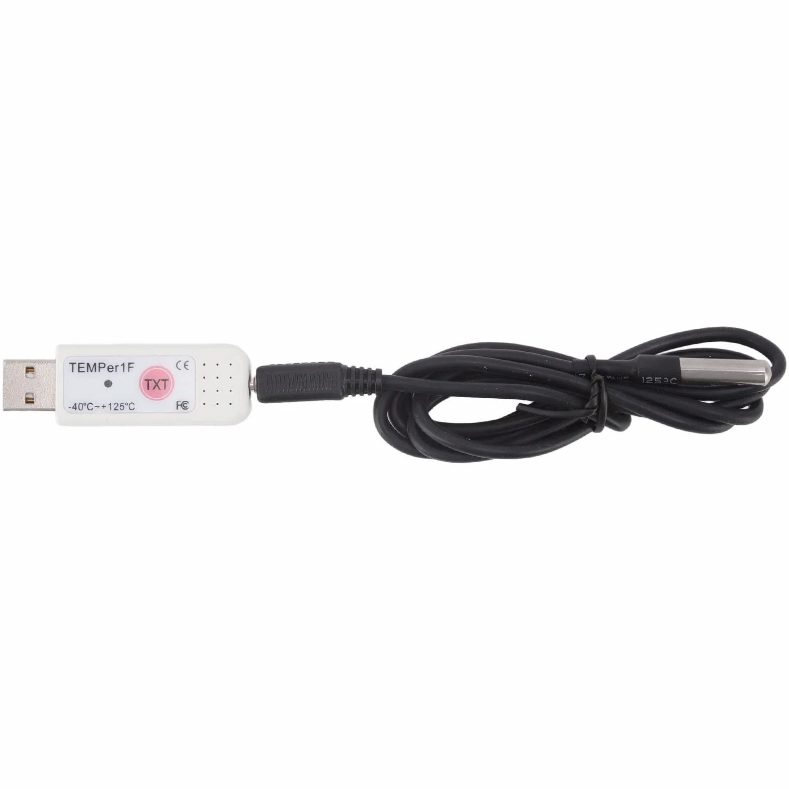 TEMPer1F Termometr Komputerowy USB, Rejestrator Czujnika Temperatury w Czasie Rzeczywistym, Rejestrator Danych Monitorowania Temperatury Otoczenia, Alarm Górnej Dolnej Granicy Temperatury, dla Systemu