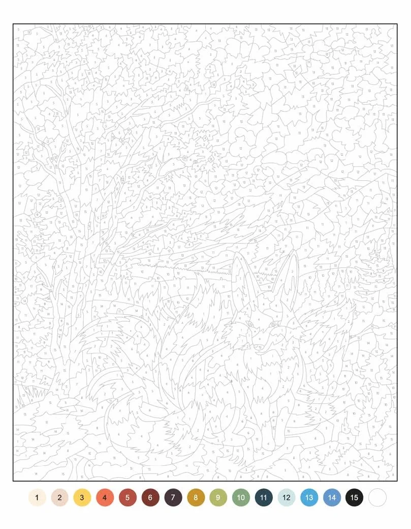 Créatures fantastiques: 45 coloriages mystères