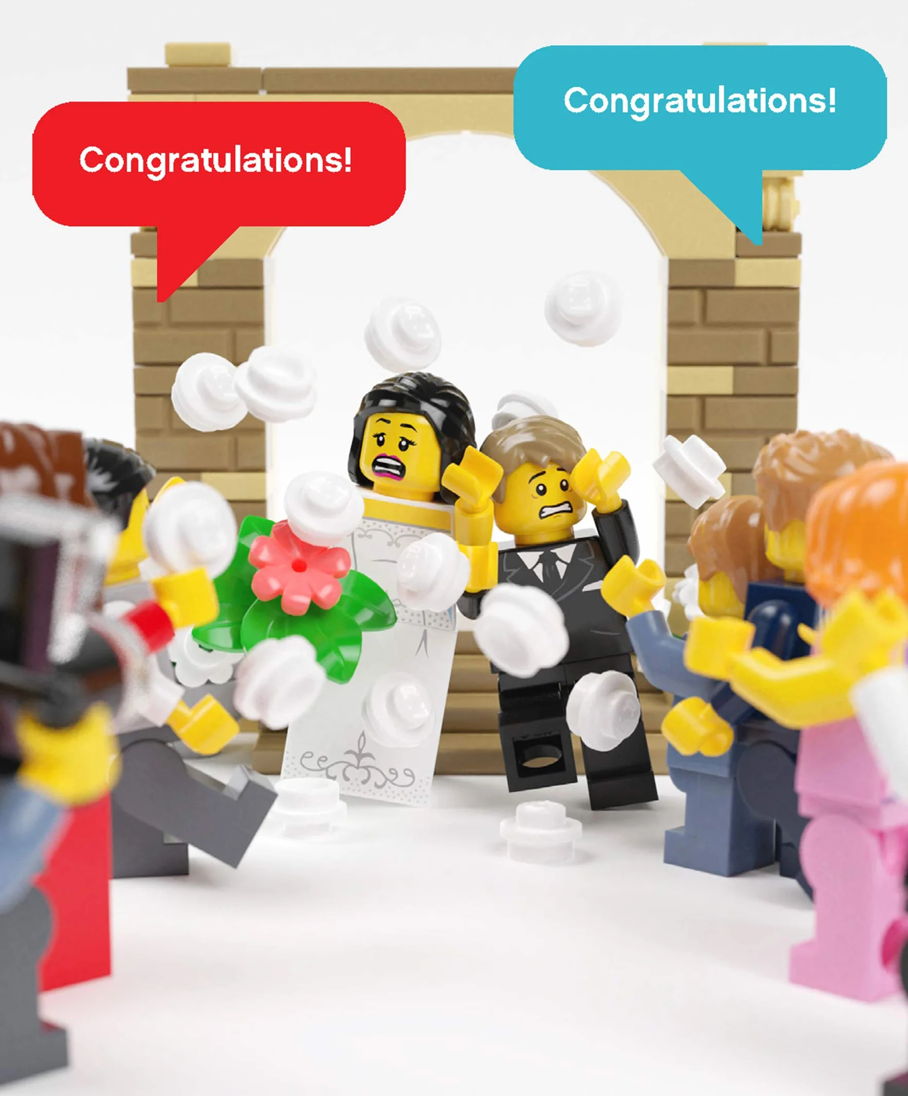 LEGO Minifigure Notes: 20 Notecards and Envelopes