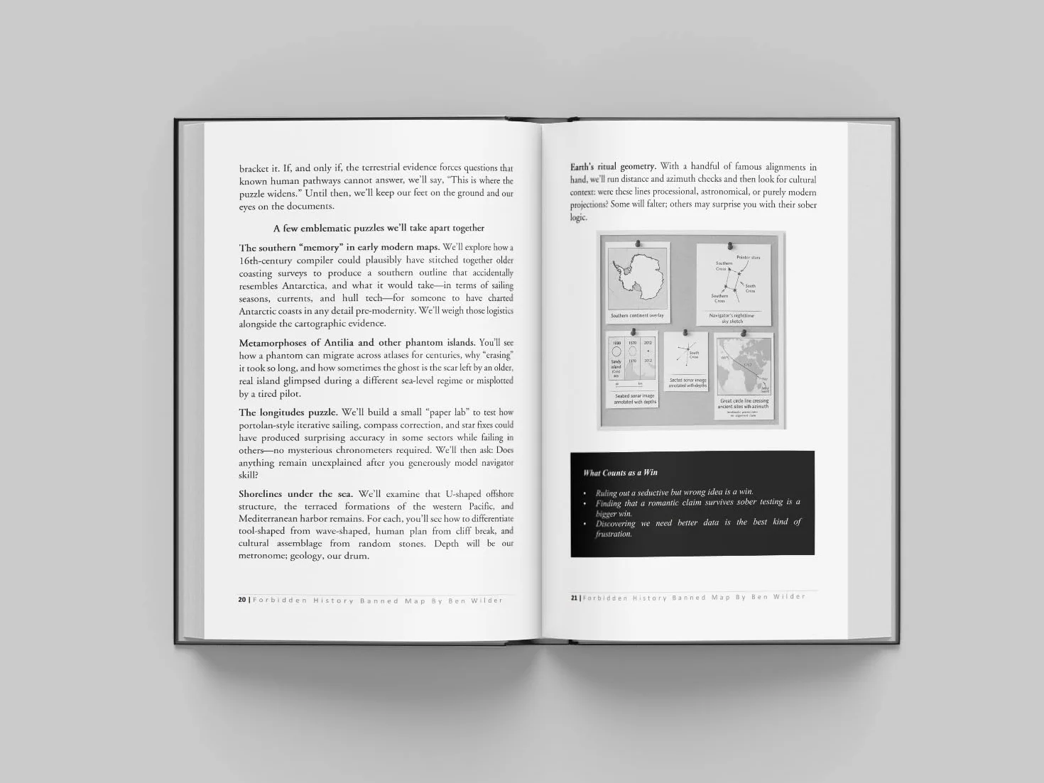 Forbidden History Banned Maps: Ancient Charts, Ley Lines, Geographic Mysteries Redefine Our Past - Visual History Gift Trivia Book for Adults