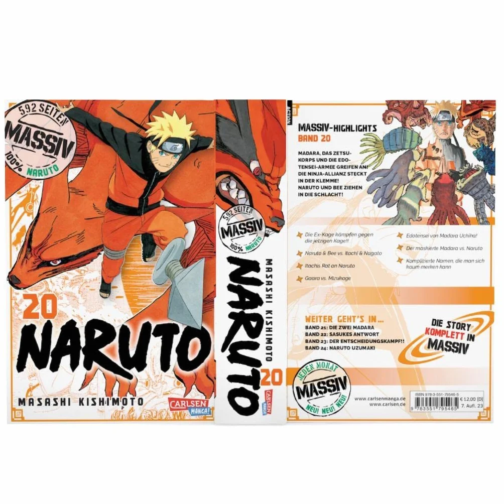 NARUTO Massiv 20: Die Originalserie als umfangreiche Sammelbandausgabe!