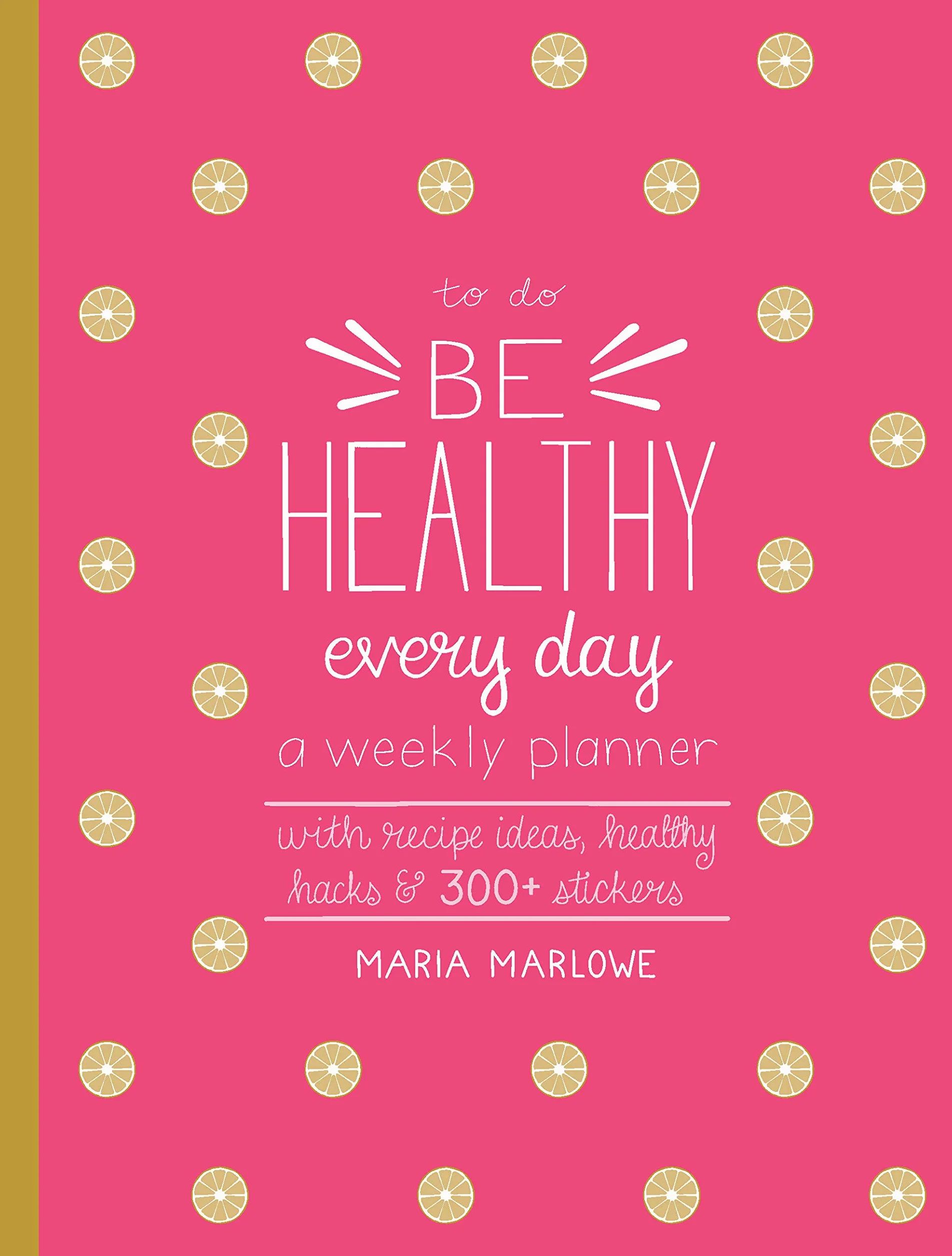 Weekly Planner with Recipe Ideas, Healthy Hacks, and 300+ Stickers