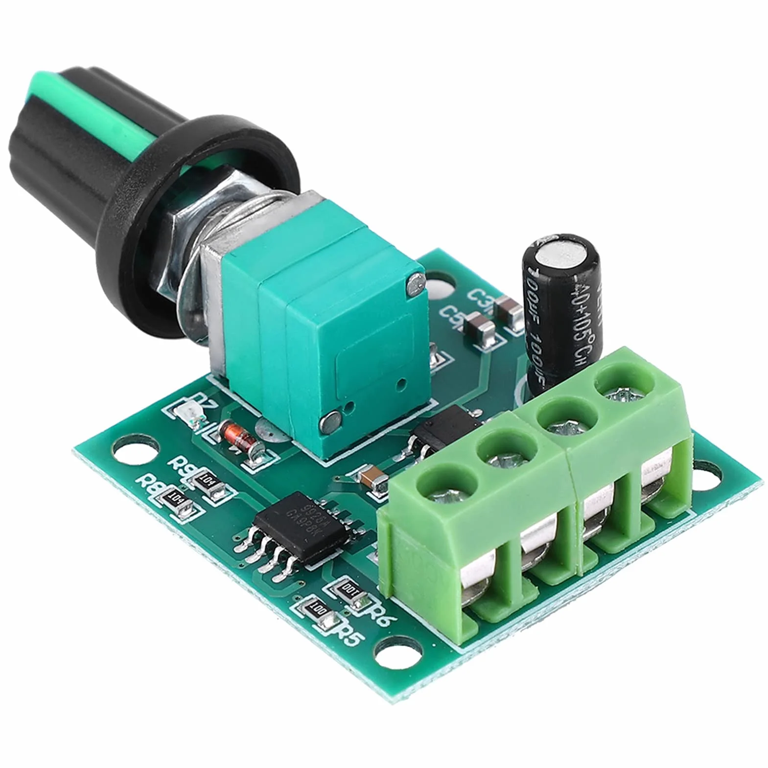 Niskonapięciowy Regulator Prędkości Silnika PWM DC 1.8-12V 2A