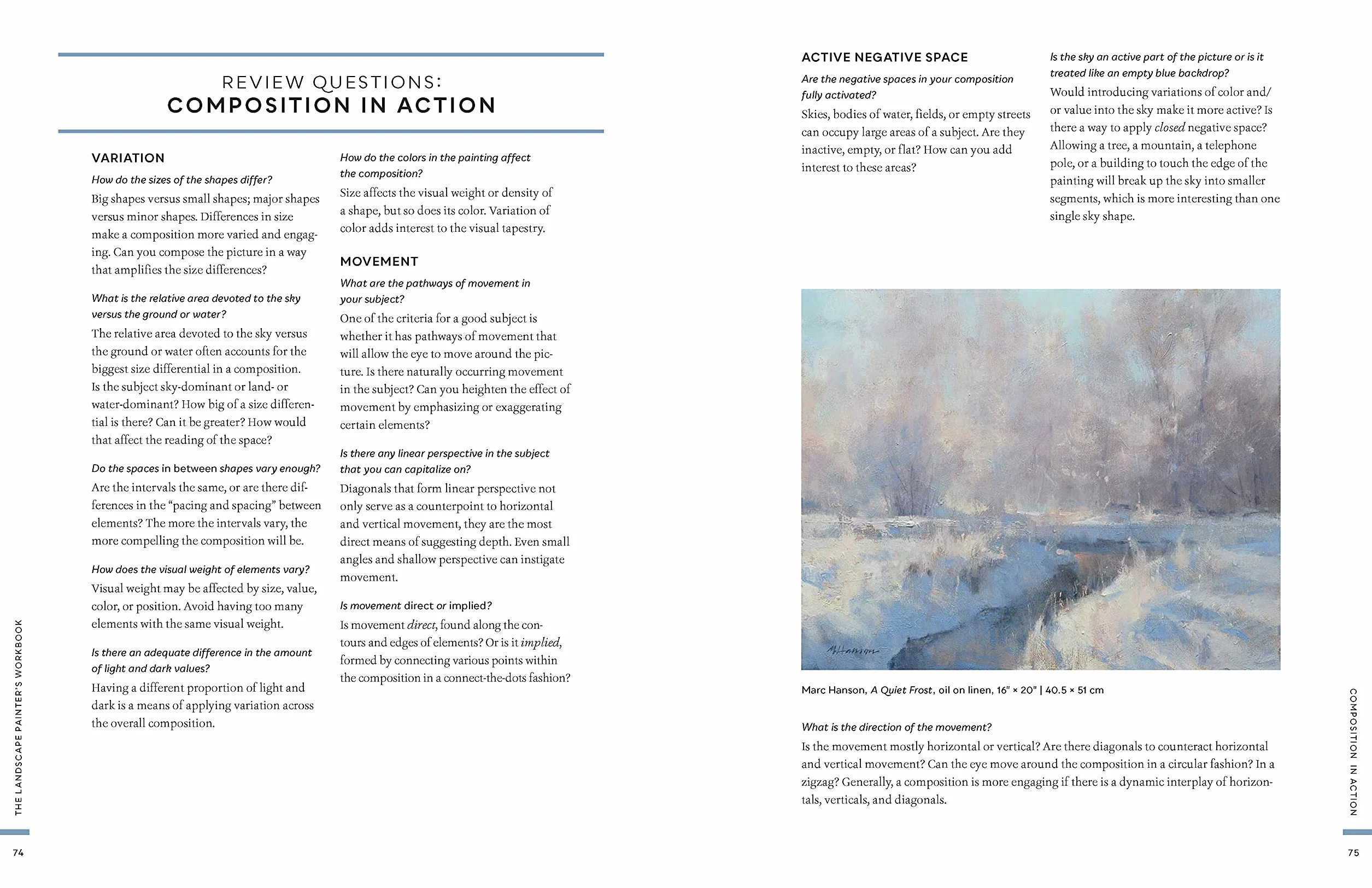 The Landscape Painter's Workbook: Essential Studies in Shape, Composition, and Color