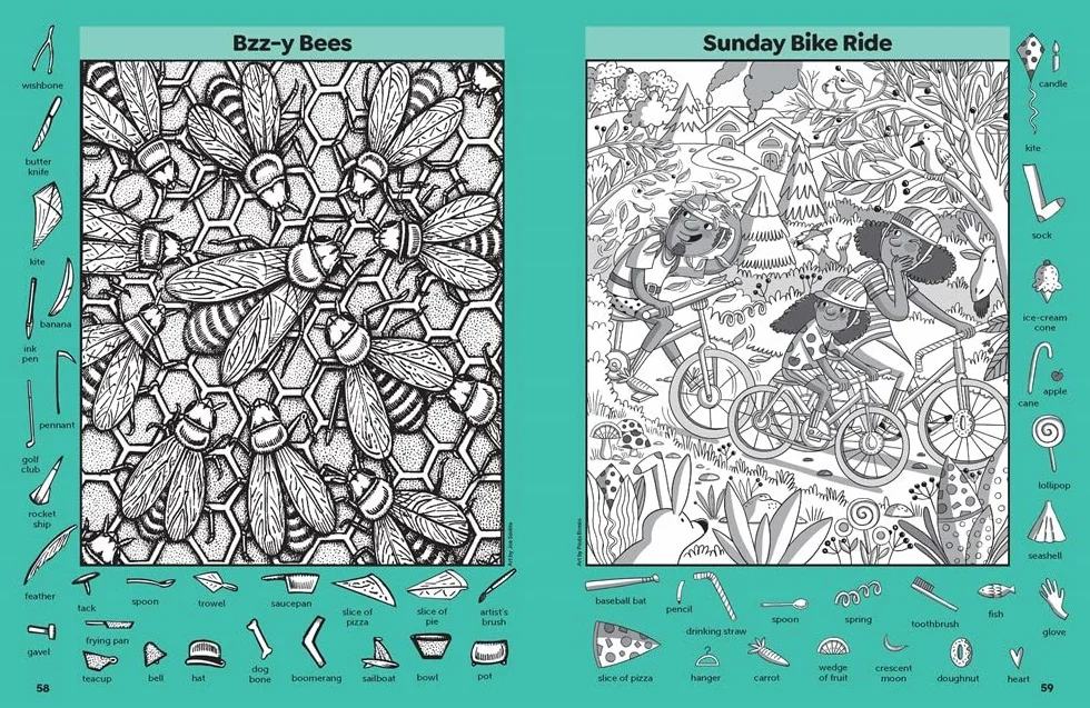 Nature Puzzles for Kids: Over 100 Hidden Pictures Activity Book