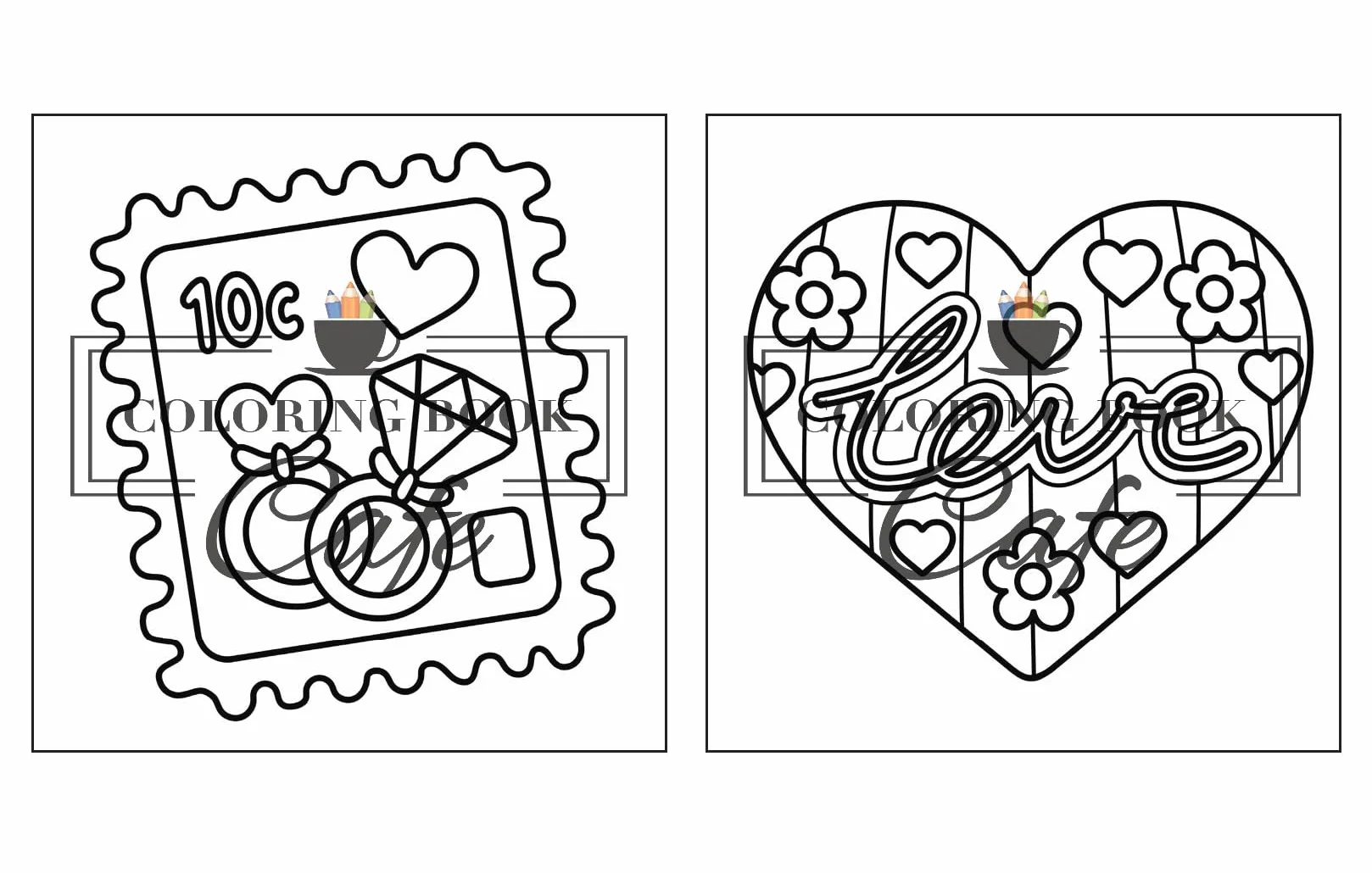 Cozy Love: Cute and Cozy Coloring Book for Adults & Teens with Easy and Bold Hygge-Inspired Designs