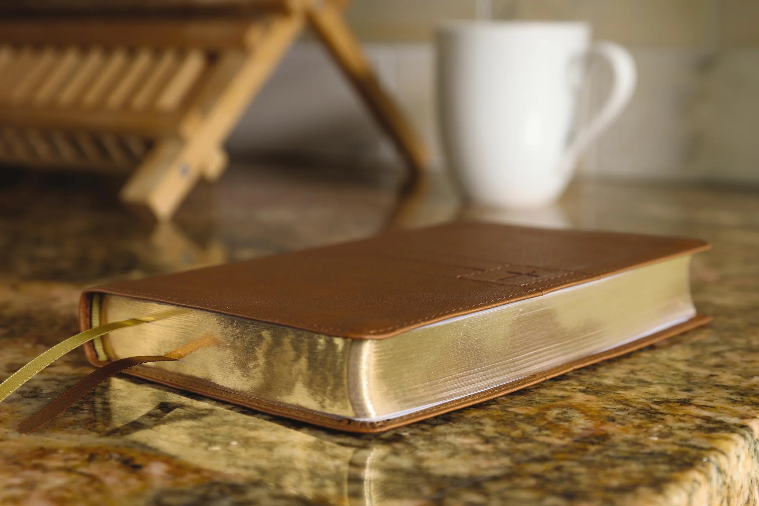 Niv Thinline Bible Leathersoft Brown Red Letter Comfort Print New International Version
