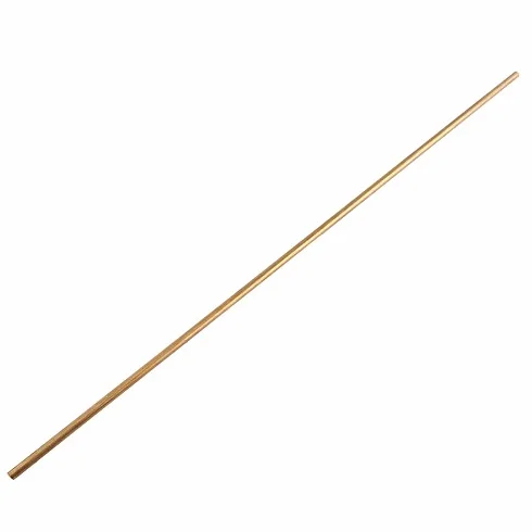 Rurka Mosiężna Bezszwowa, 6mm Średnica Zewnętrzna, 1mm Grubość Ścianki, 500mm Długość, Okrągła