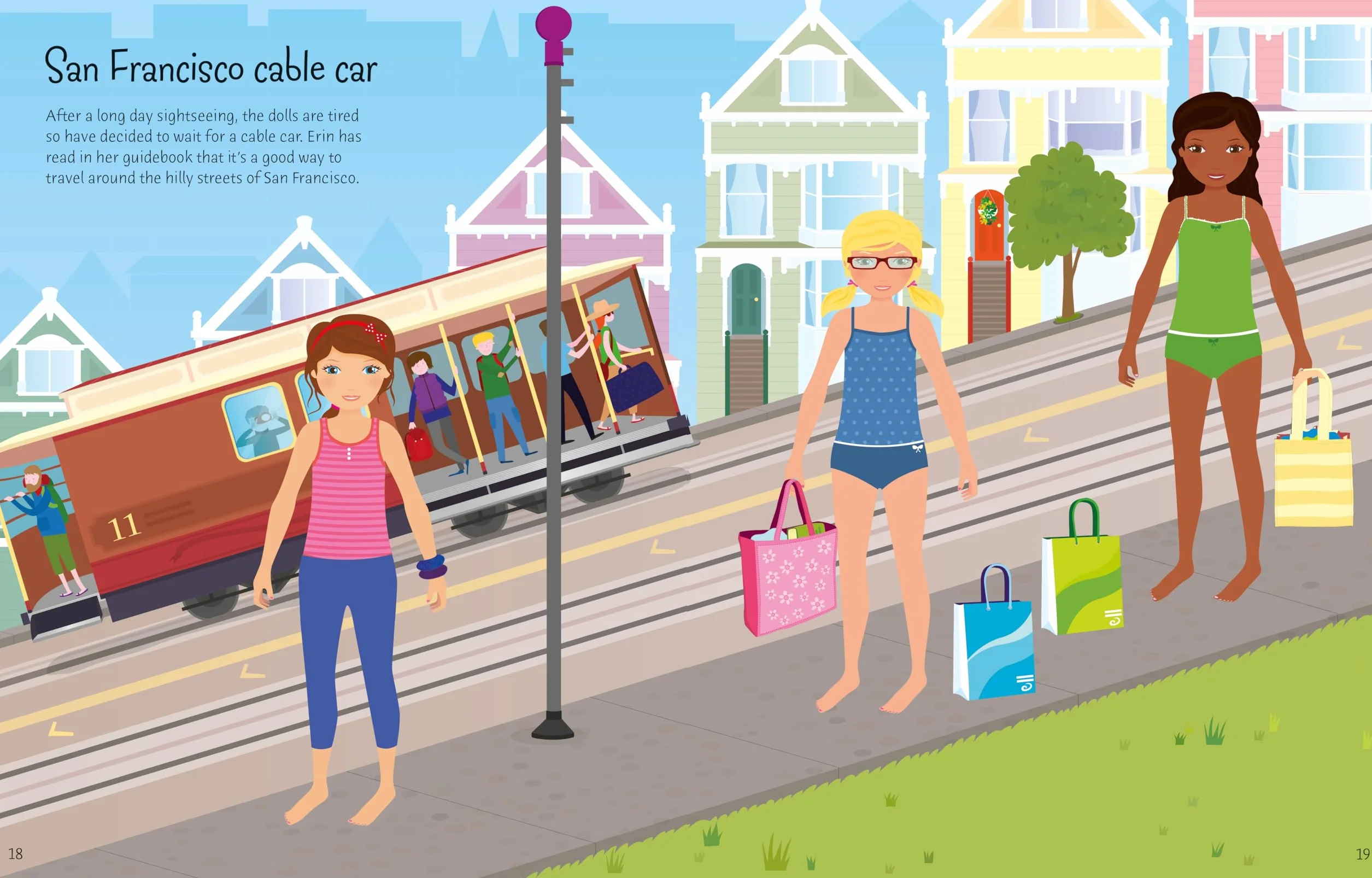 Sticker Dolly Dressing Travel: 1