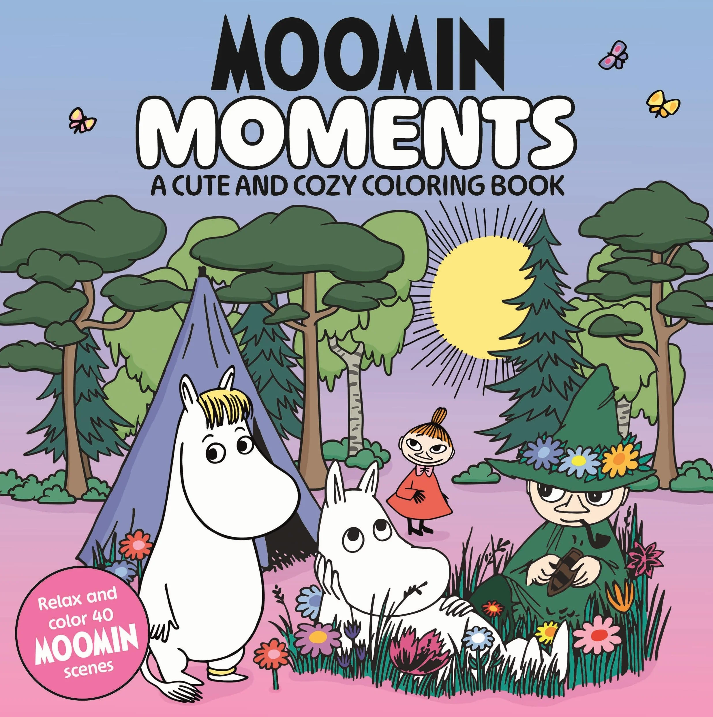 Moomin Moments Coloring Book: Cute & Cozy