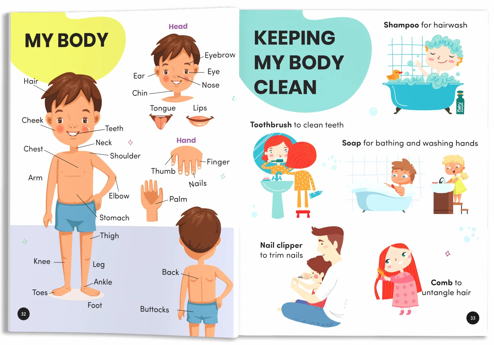 My First 1000 Words: Illustrated Picture Book to Learn 1000 Important Words | Includes Body Parts, Things Around Us, Musical Instruments, Sports, Land ... Skills [Penguin Early Learning Series]