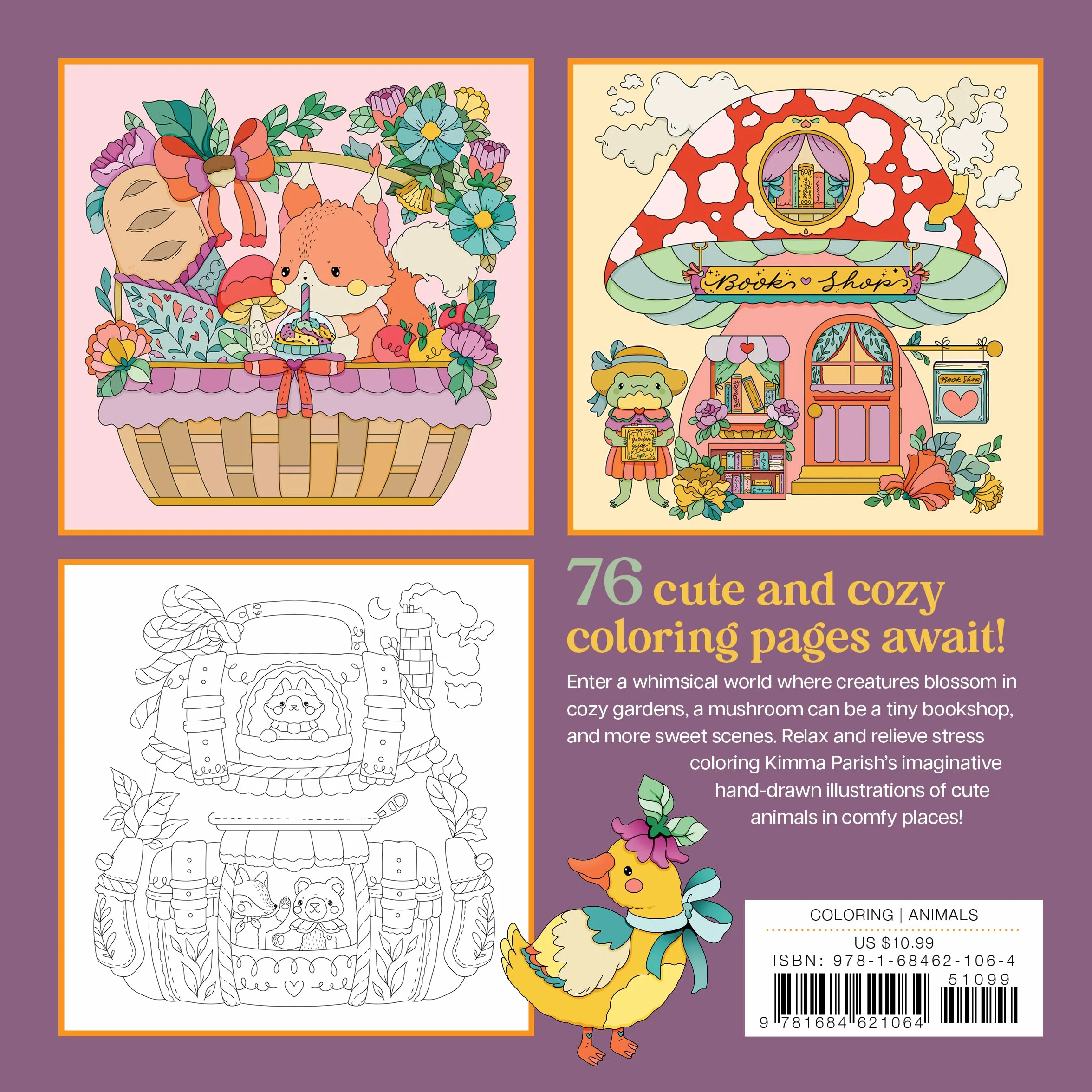 So Many Cozy Animals!: Cute & Comfy Scenes to Color