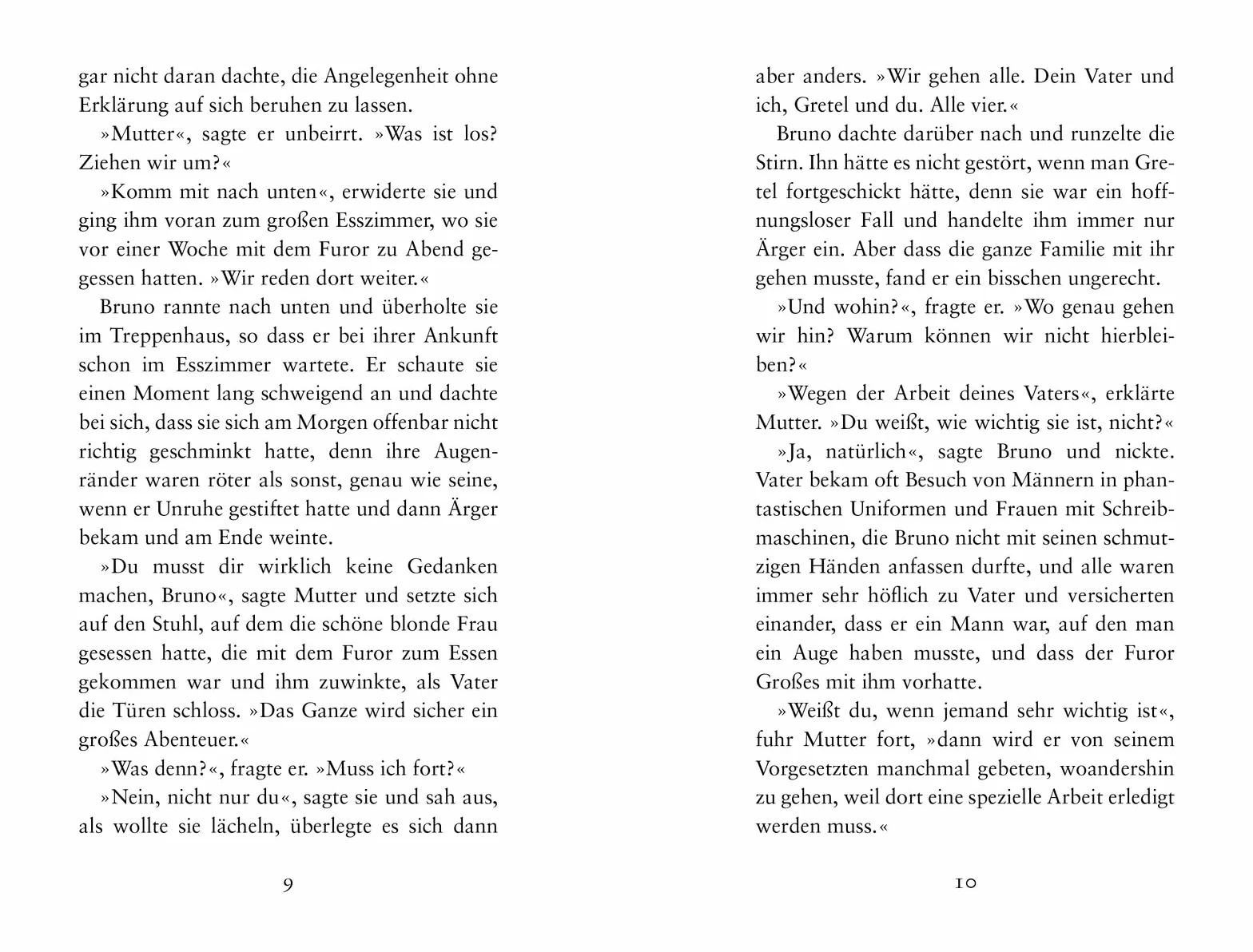 Der Junge im gestreiften Pyjama: Eine Fabel