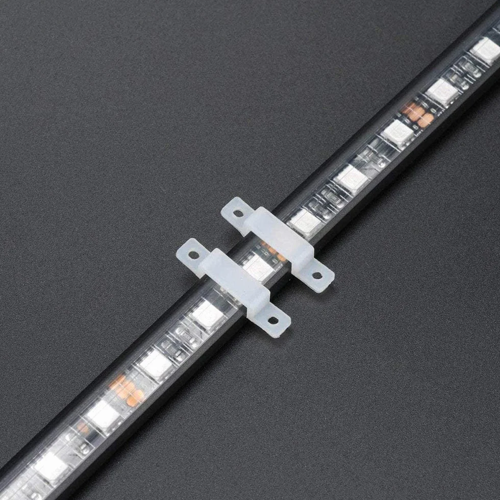 Taśma mocująca silikonowa 8/10/12mm do taśmy LED SMD 3528 5050 1210 RGB wodoodporna