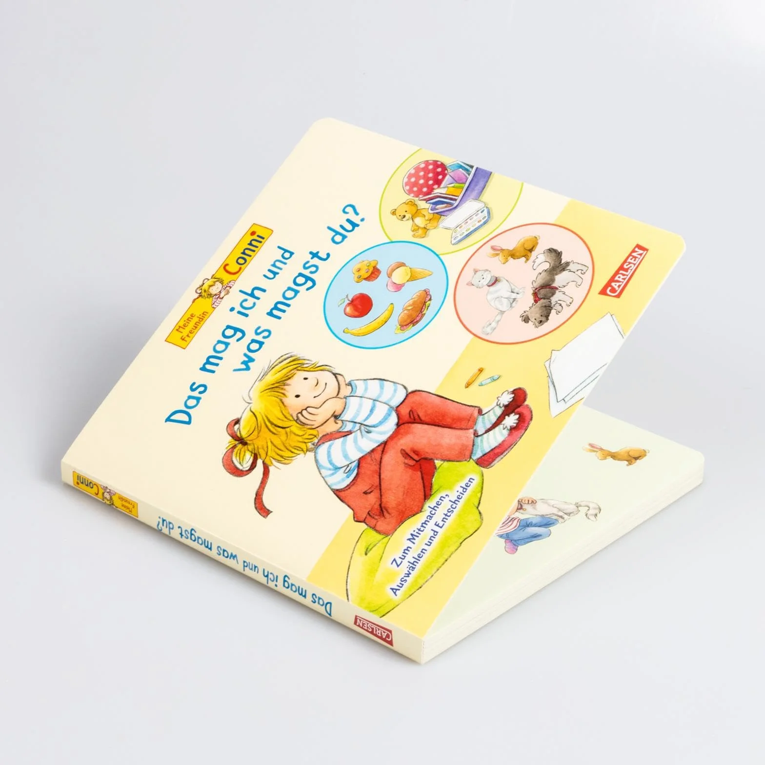 Conni-Pappbilderbuch: Meine Freundin Conni. Das mag ich und was magst du?: Zum Mitmachen, Auswählen und Entscheiden | Interaktives Buch ab 3 Jahren zur spielerischen Förderung der Selbstwahrnehmung