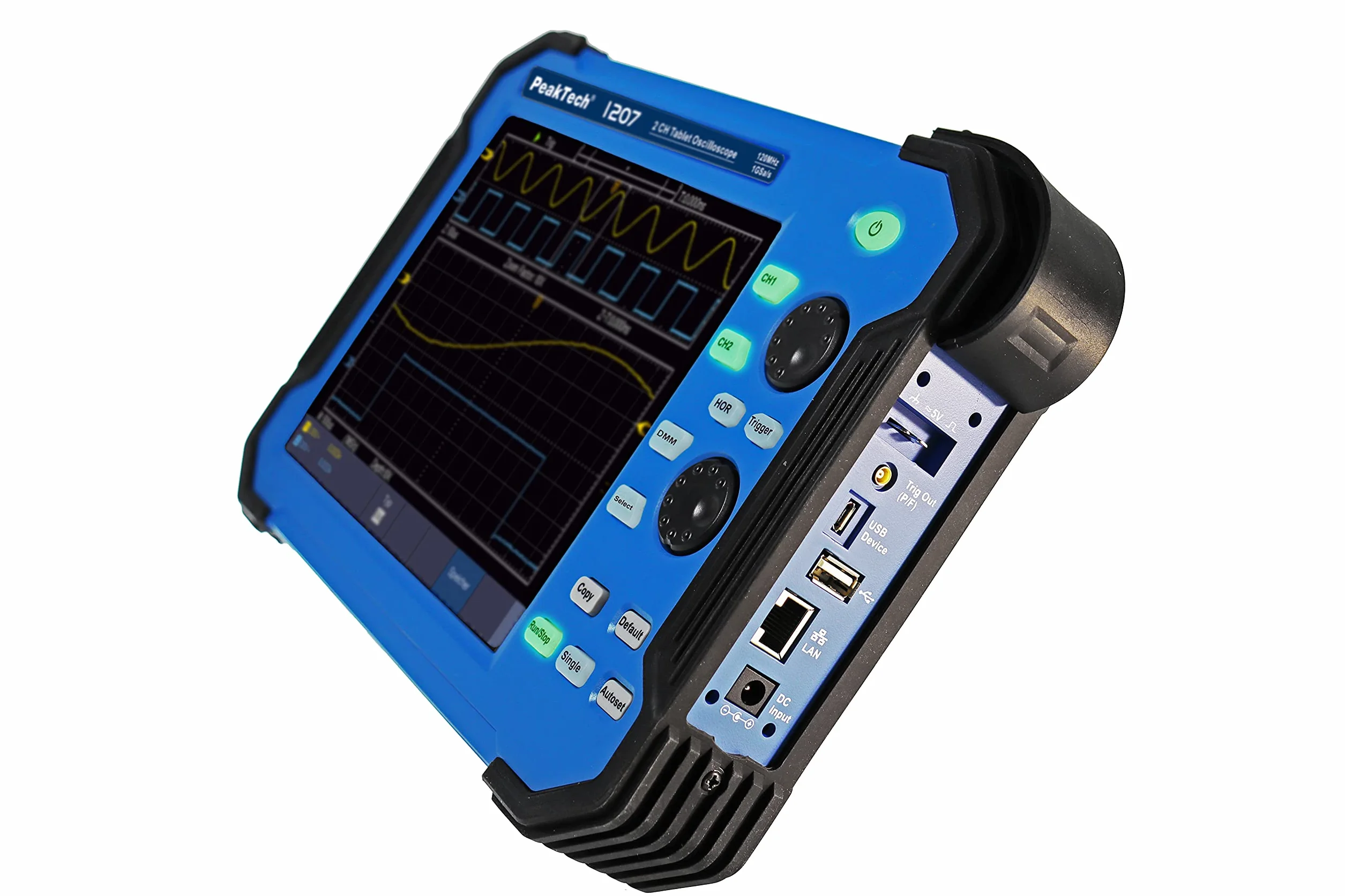 PeakTech P 1207 120 MHz / 2 CH, 1 GS/s oscyloskop tabletkowy