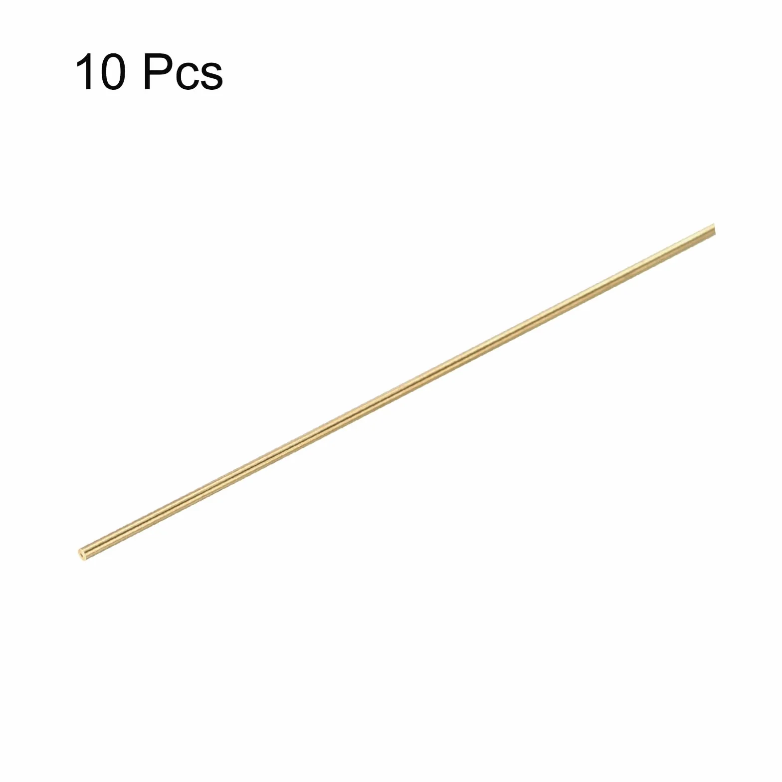QUARKZMAN pręt mosiężny okrągły 1mm x 300mm lity metal 10 sztuk