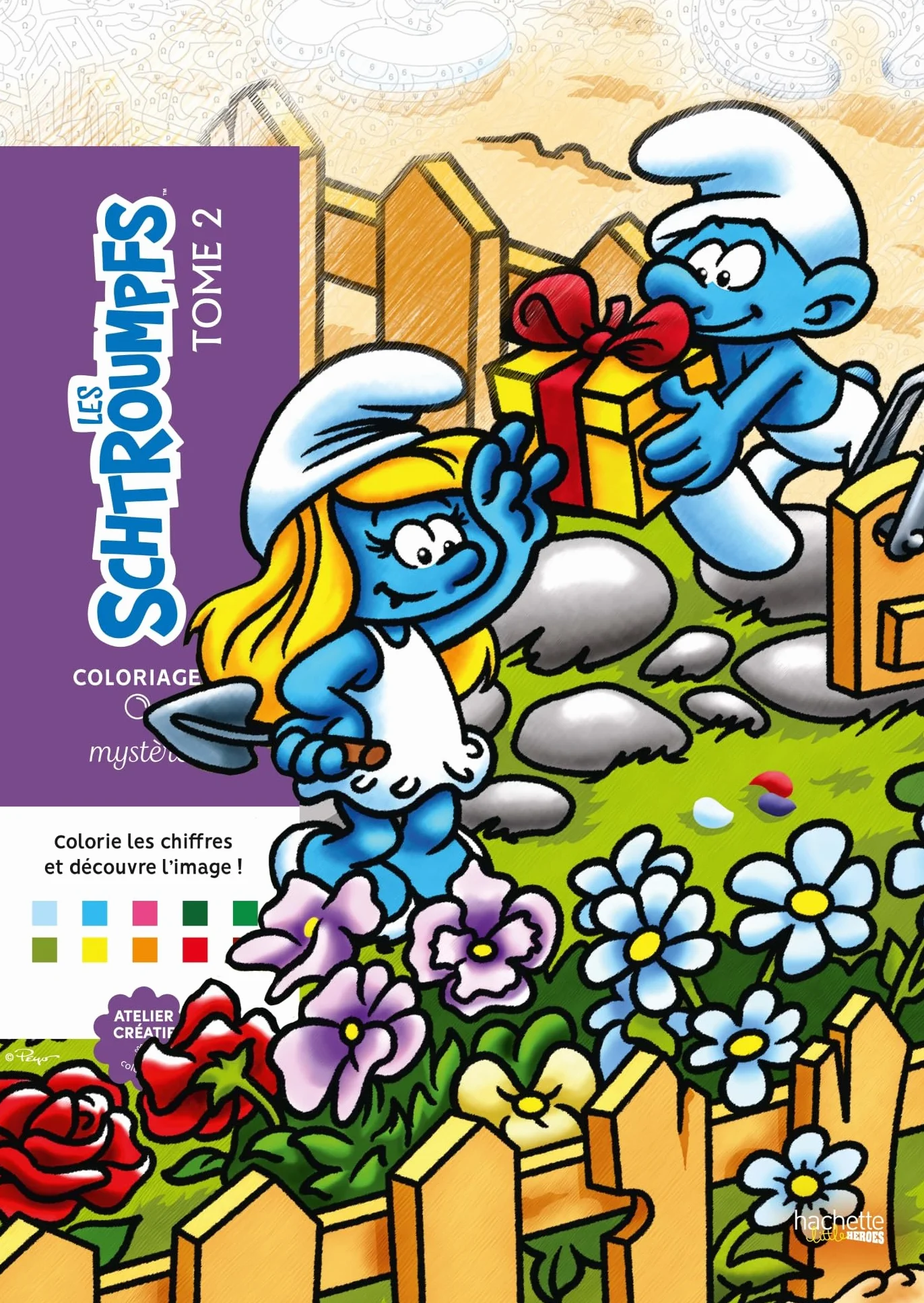 Coloriages mystères Schtroumpfs Tome 2
