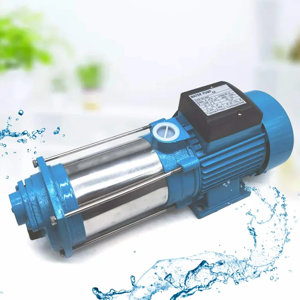 Pompa odśrodkowa 2500 W, pozioma pompa rurowa do użytku domowego, wysoka wysokość tłoczenia i wysoki przepływ, pompa cyrkulacyjna do wody niegazowanej, 11 bar, 4000 l/h, 110 m, przełącznik ciśnieniowy