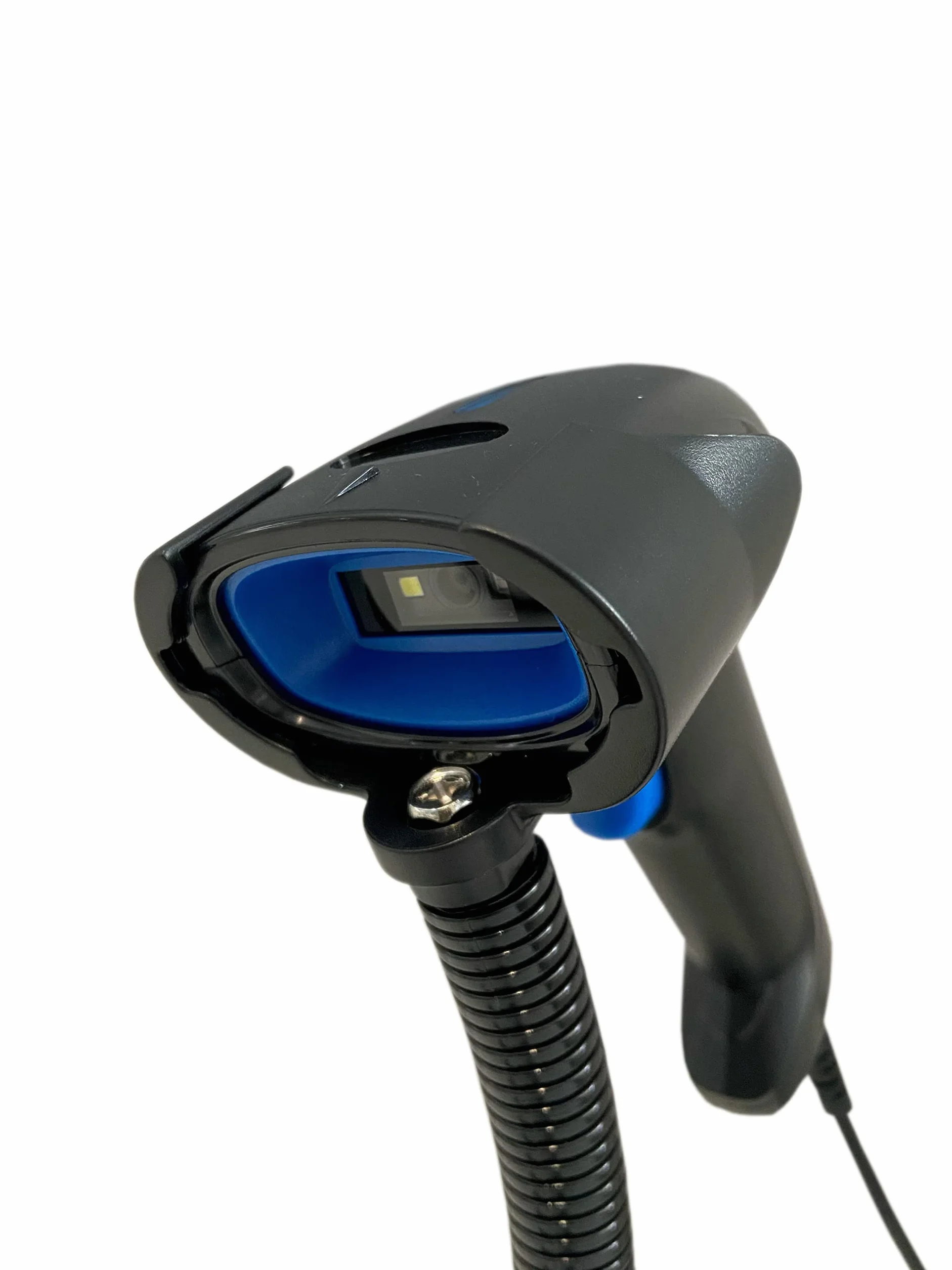 Wiązka kablowa skaner kodów kreskowych QR 1D/2D HD10D HDWR ze stojakiem i czytnikiem LCD USB