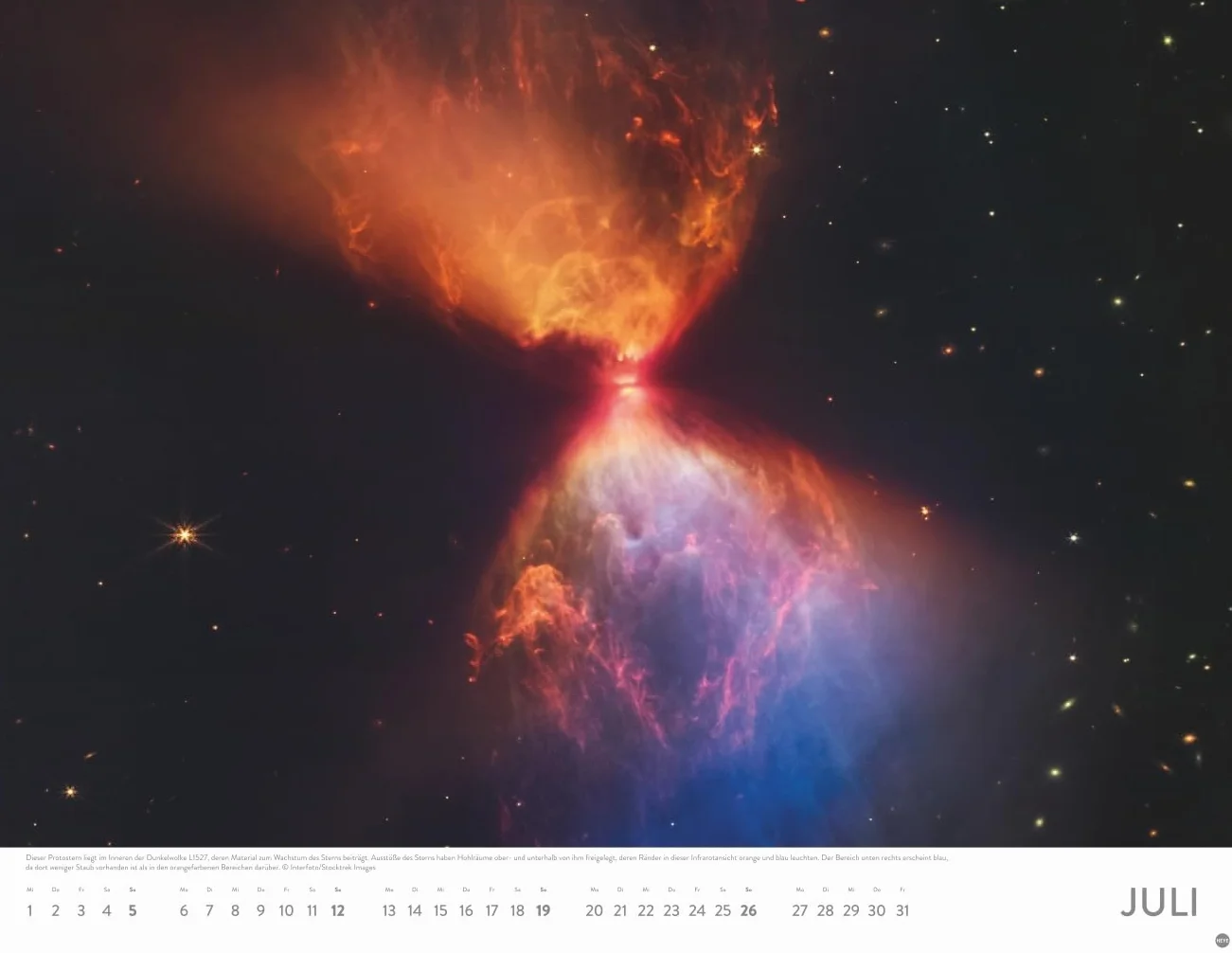 Das Universum Posterkalender 2026: Fotokalender mit Spiralgalaxien, Hubble-Weltraumteleskop