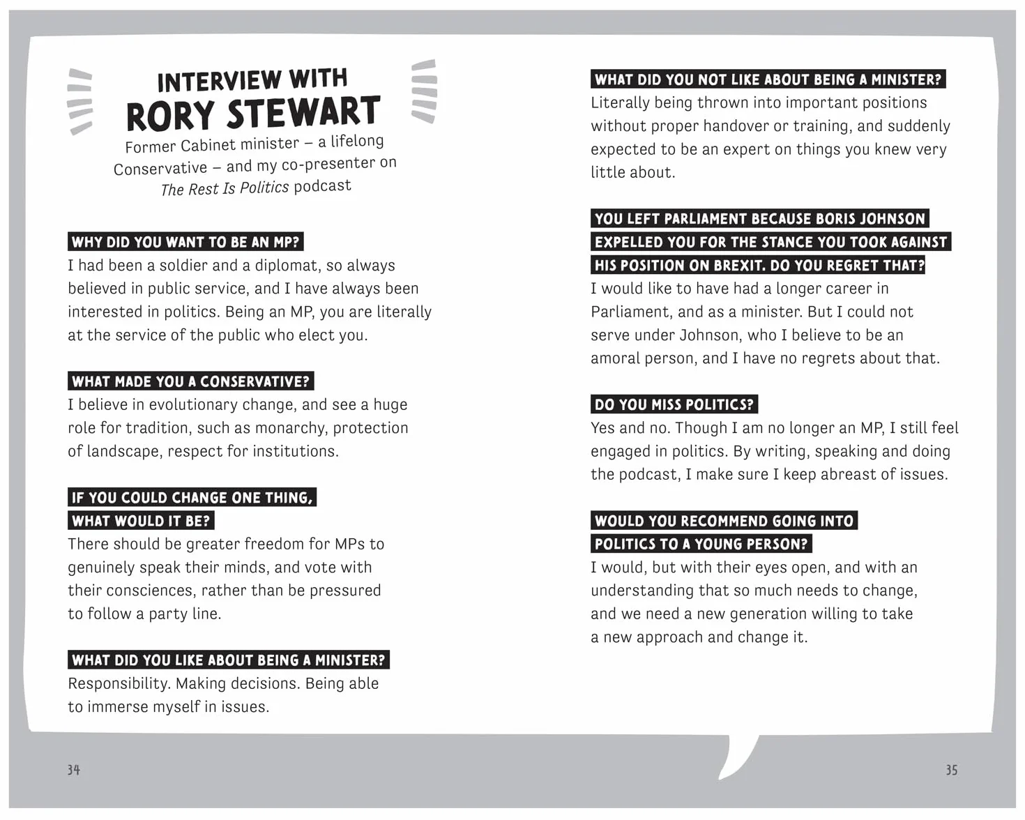 Alastair Campbell Talks Politics: Illustrated Non-Fiction Book About Politics and Government for Young People