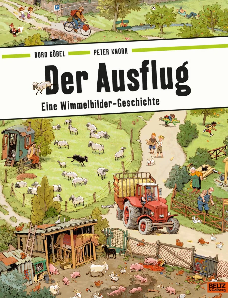 Der Ausflug: Wimmelbilder-Geschichte Pappbilderbuch zum Immer-wieder-Ansehen