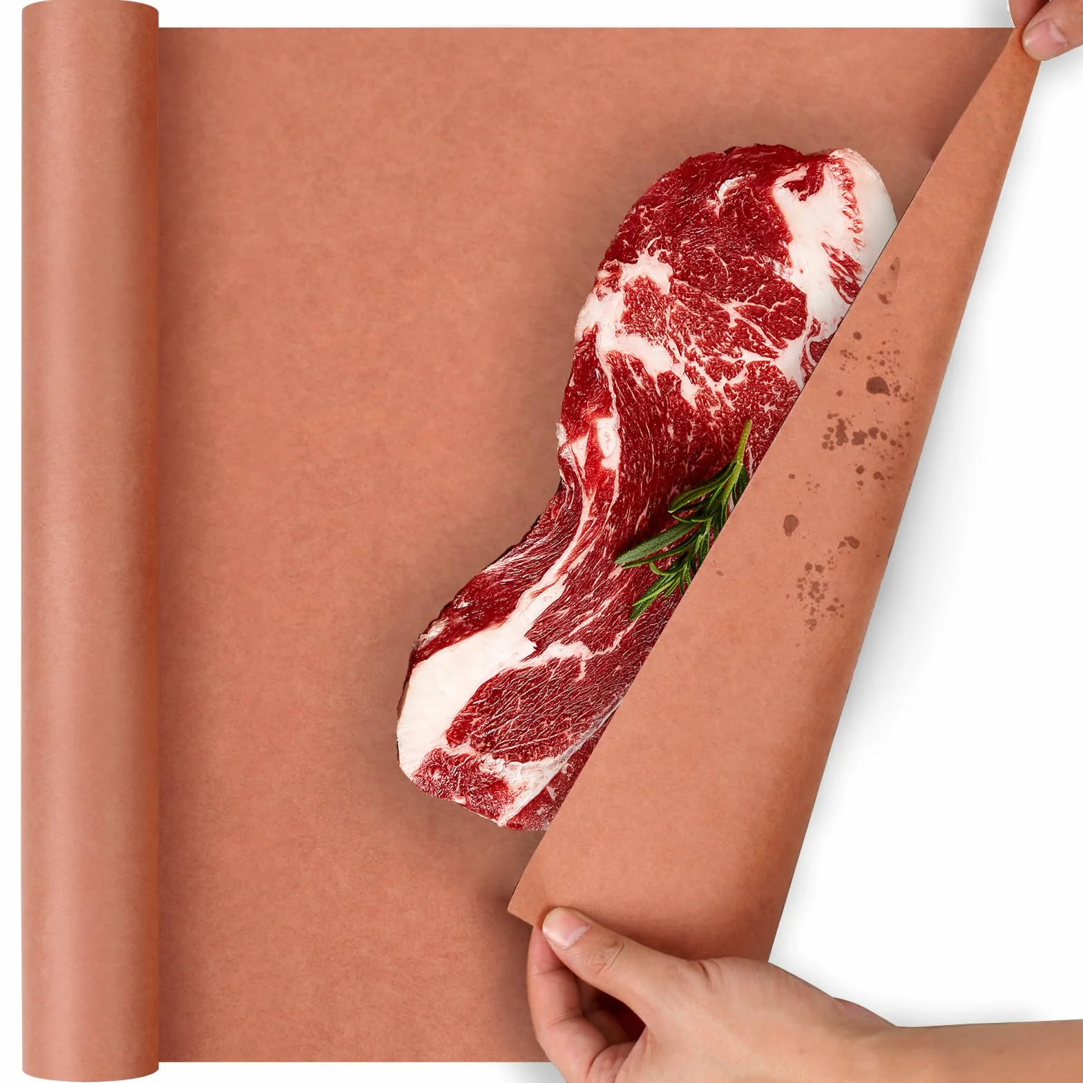 Pink Butcher Paper, rolka papieru typu kraftowego, 30 cm x 30 m, papier rzeźniczy do wędzenia, do grillowania, wędzarni, mięsa ryb, mięsa, mięsa, mięsa, mięsa, mięsa, mięsa, mięsa, mięsa,