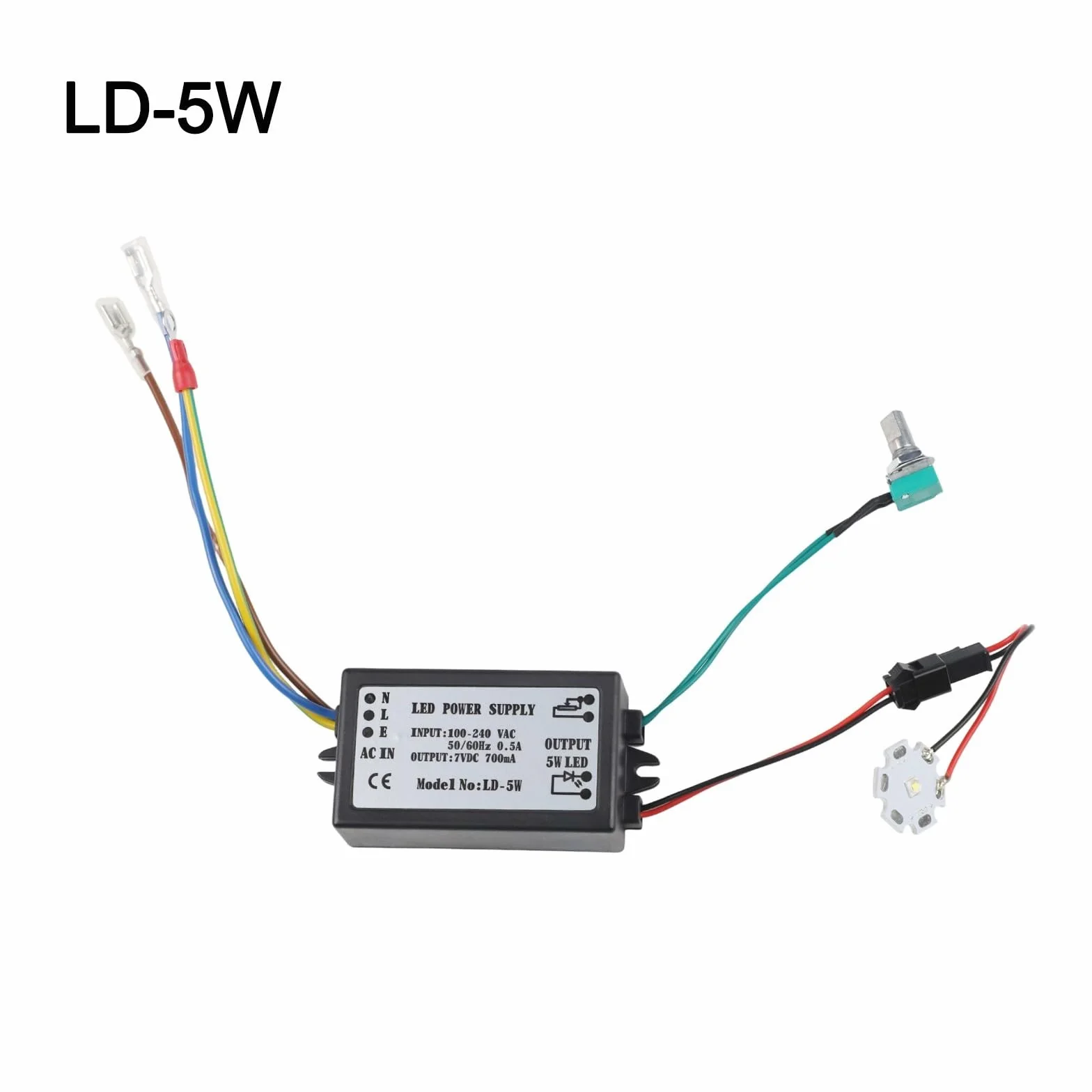 Mikroskop źródło zasilania LD-5W moduł LED ściemniany 3W 5W globalna kompatybilność napięcia