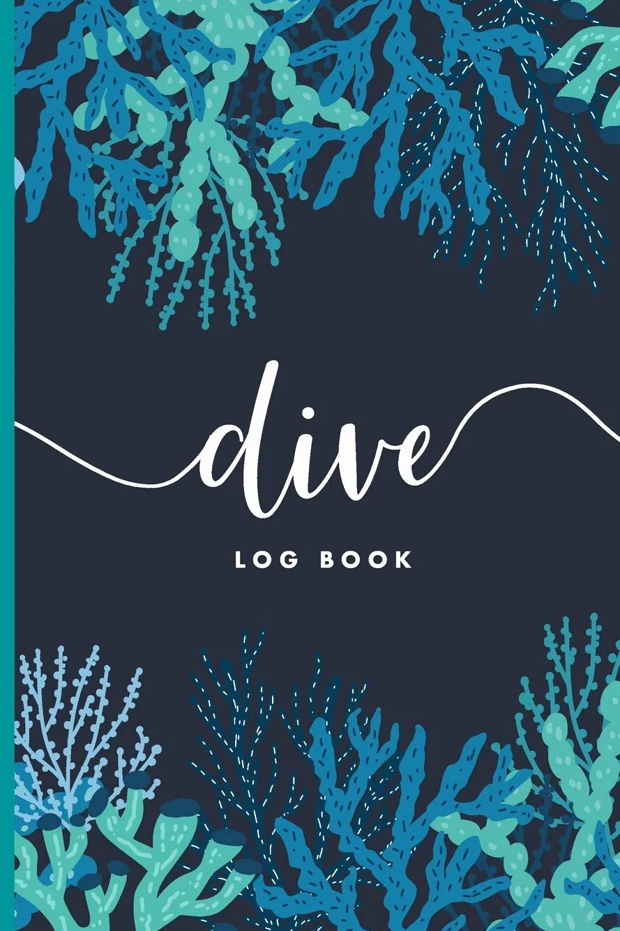 Scuba Diver Log Book: Track & Record 100 Dives with Detailed Data - Nautical Coral Design