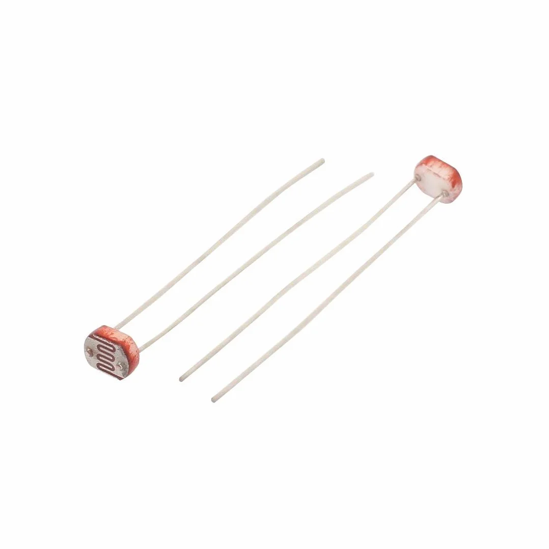 DollaTek 100 sztuk 5516 fotorezystor LDR CDS 5 mm czujnik oporu zależnego od światła